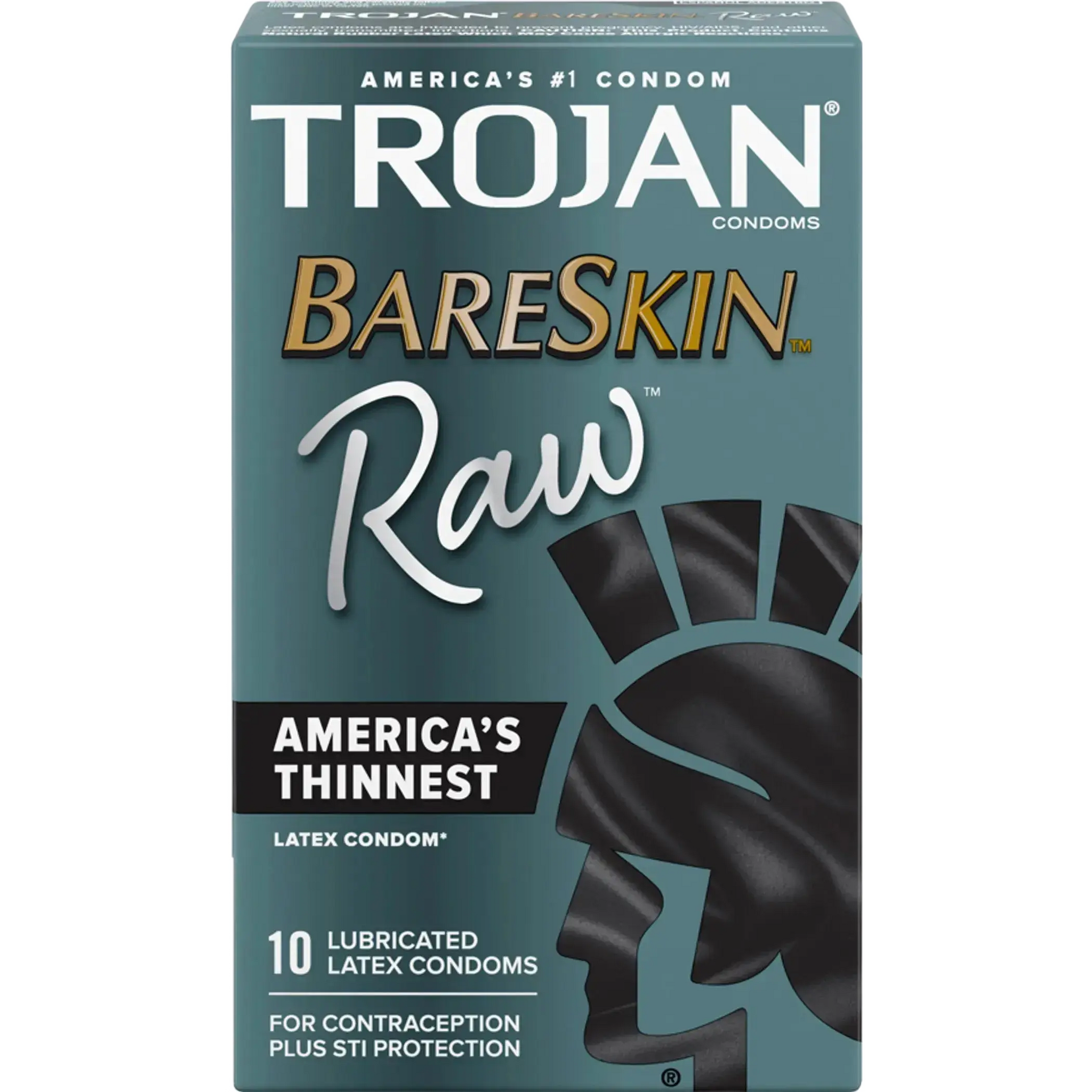 TROJAN BARESKIN RAW 10CT Paradise Products