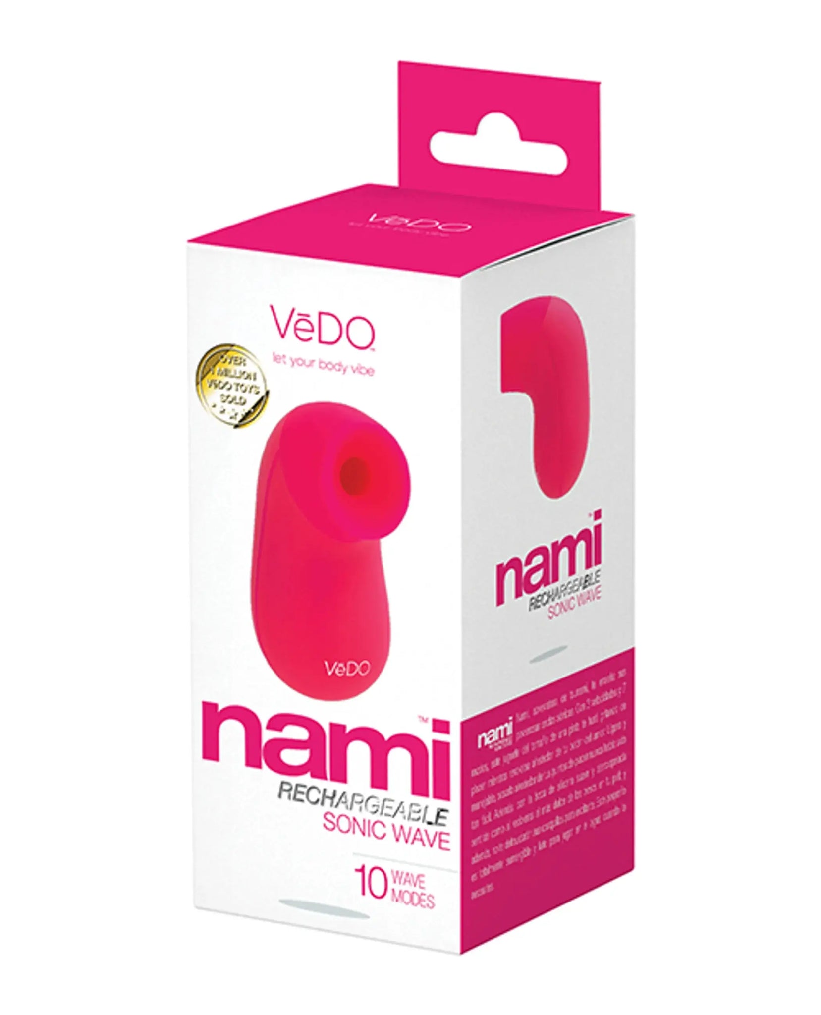 VEDO NAMI SONIC VIBE FOXY PINK RECHARGEABLE Vedo