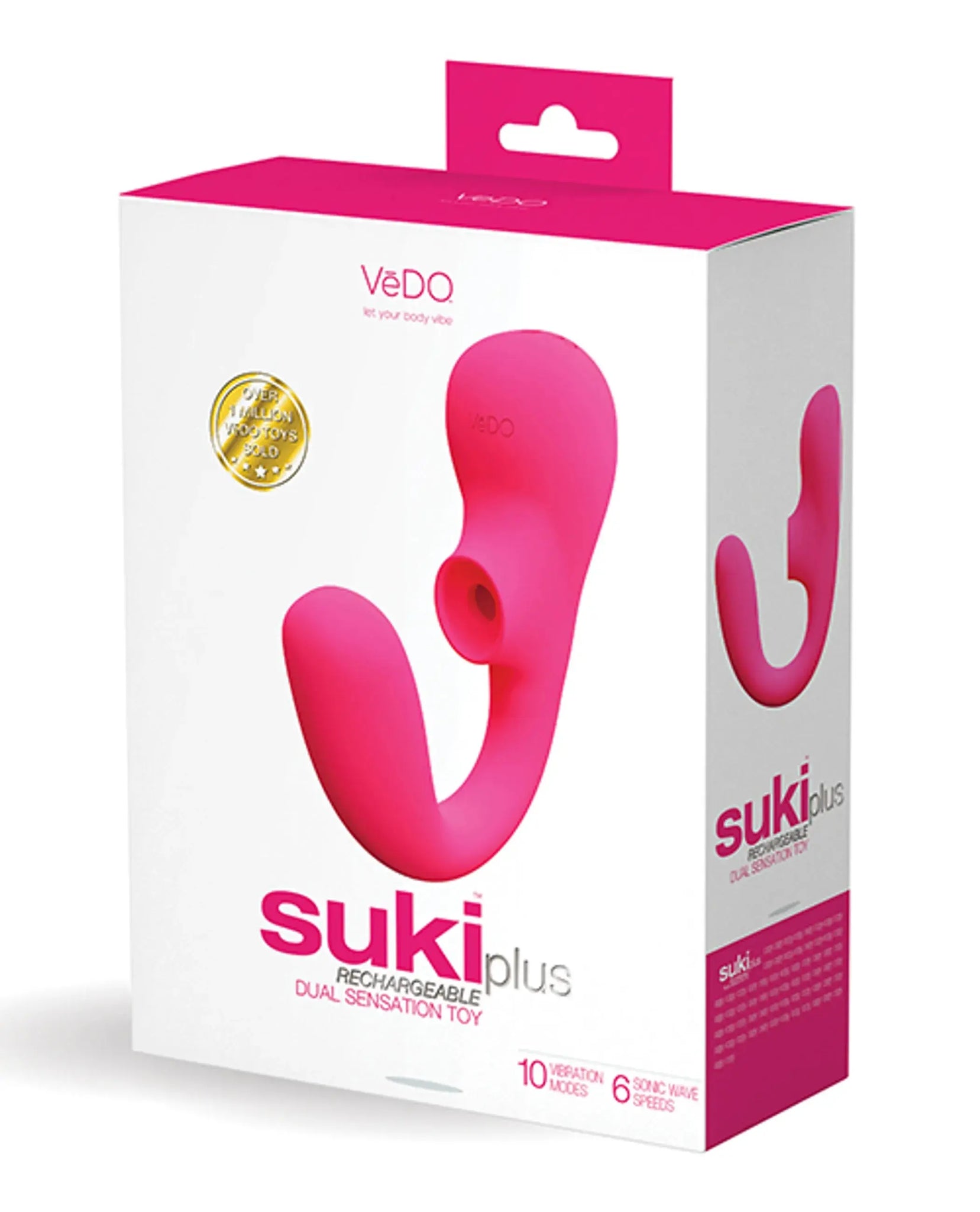 VEDO SUKI PLUS DUAL SONIC VIBE FOXY PINK Vedo