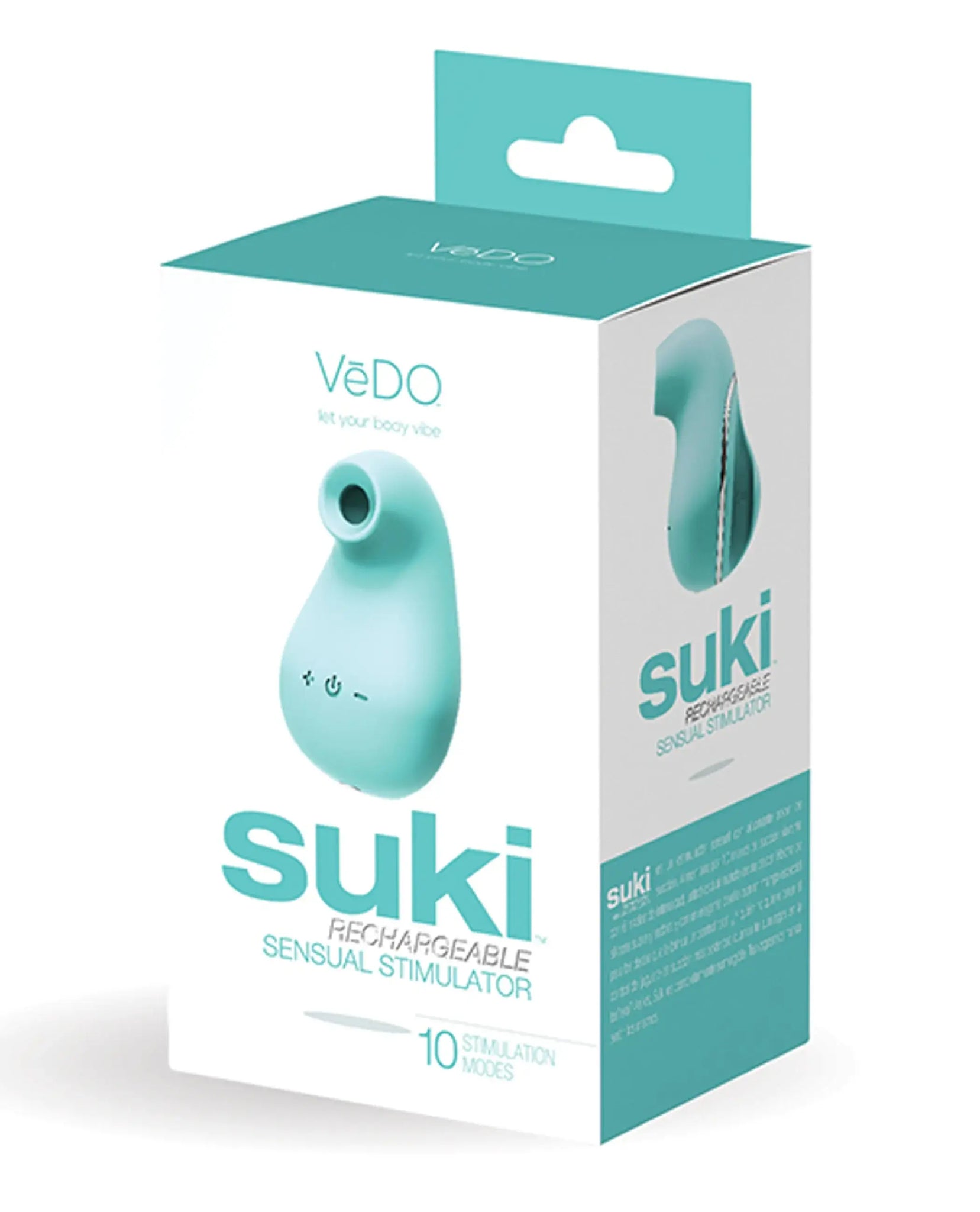 VEDO SUKI RECHARGEABLE SONIC VIBE TEASE ME TURQUOISE Vedo