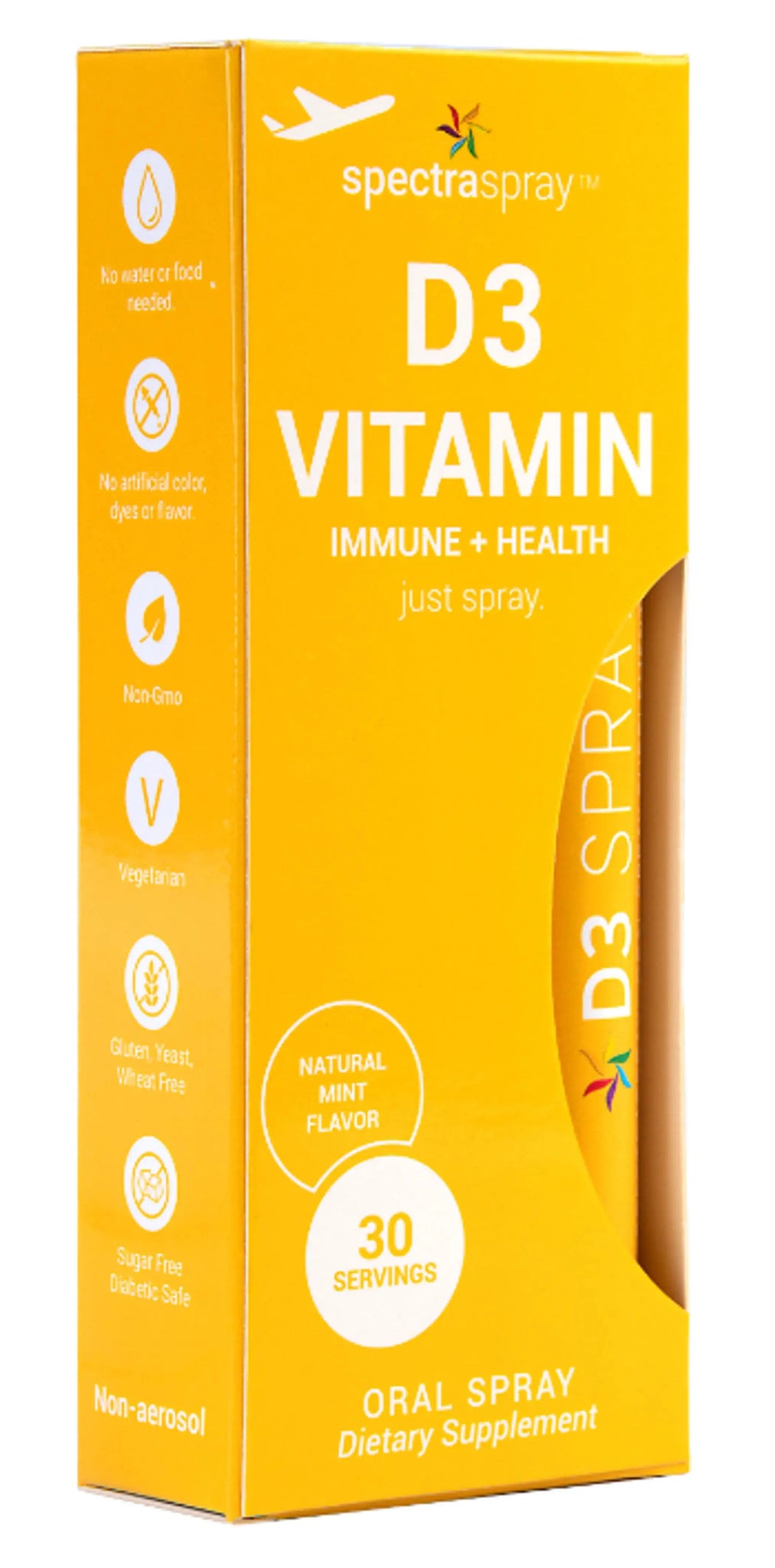 Vitamin D3 Oral Spray Vitamin by SpectraSpray SpectraSpray Global