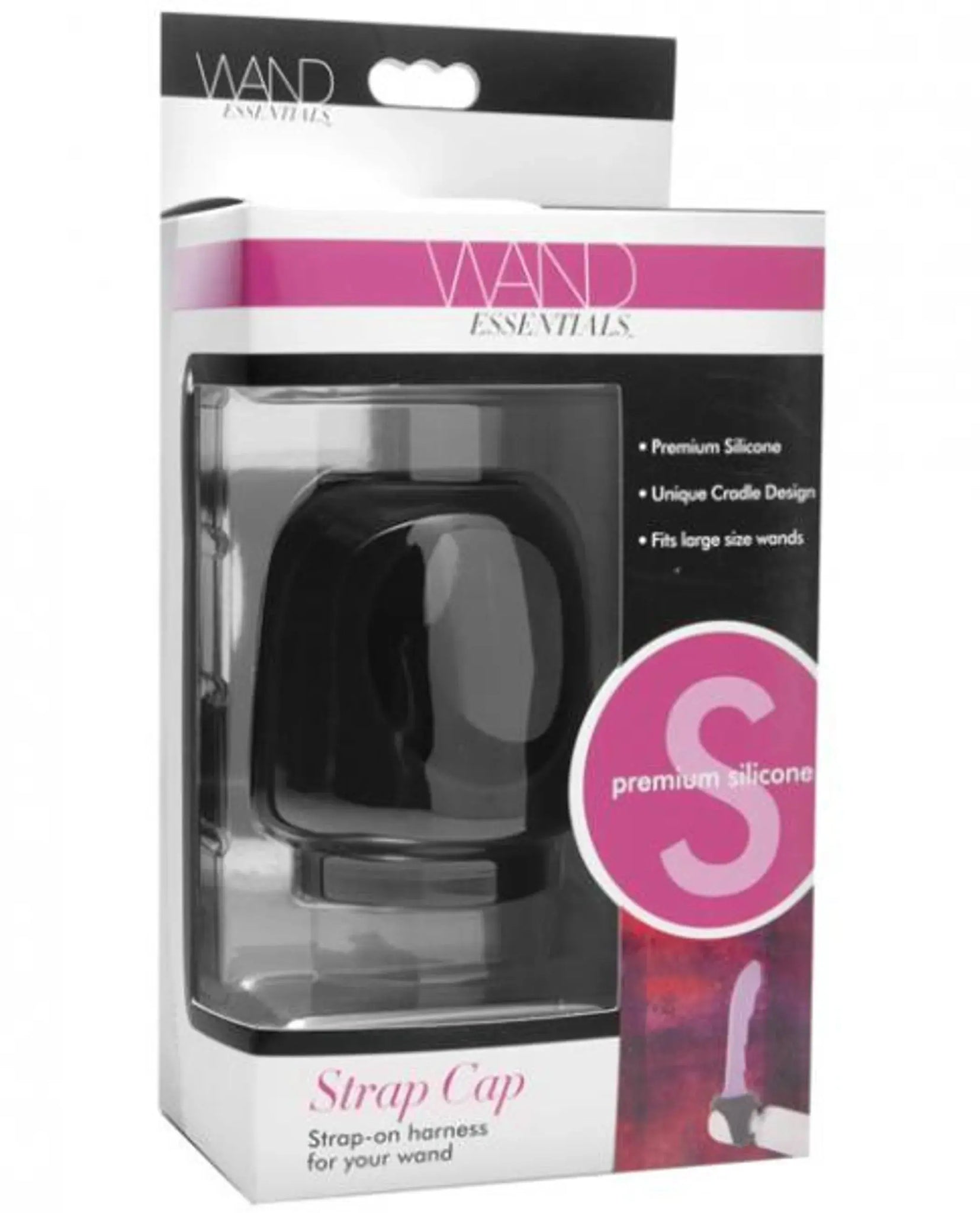 WAND ESSENTIALS STRAP CAP WAND HARNESS FOR DILDOS XR Brands