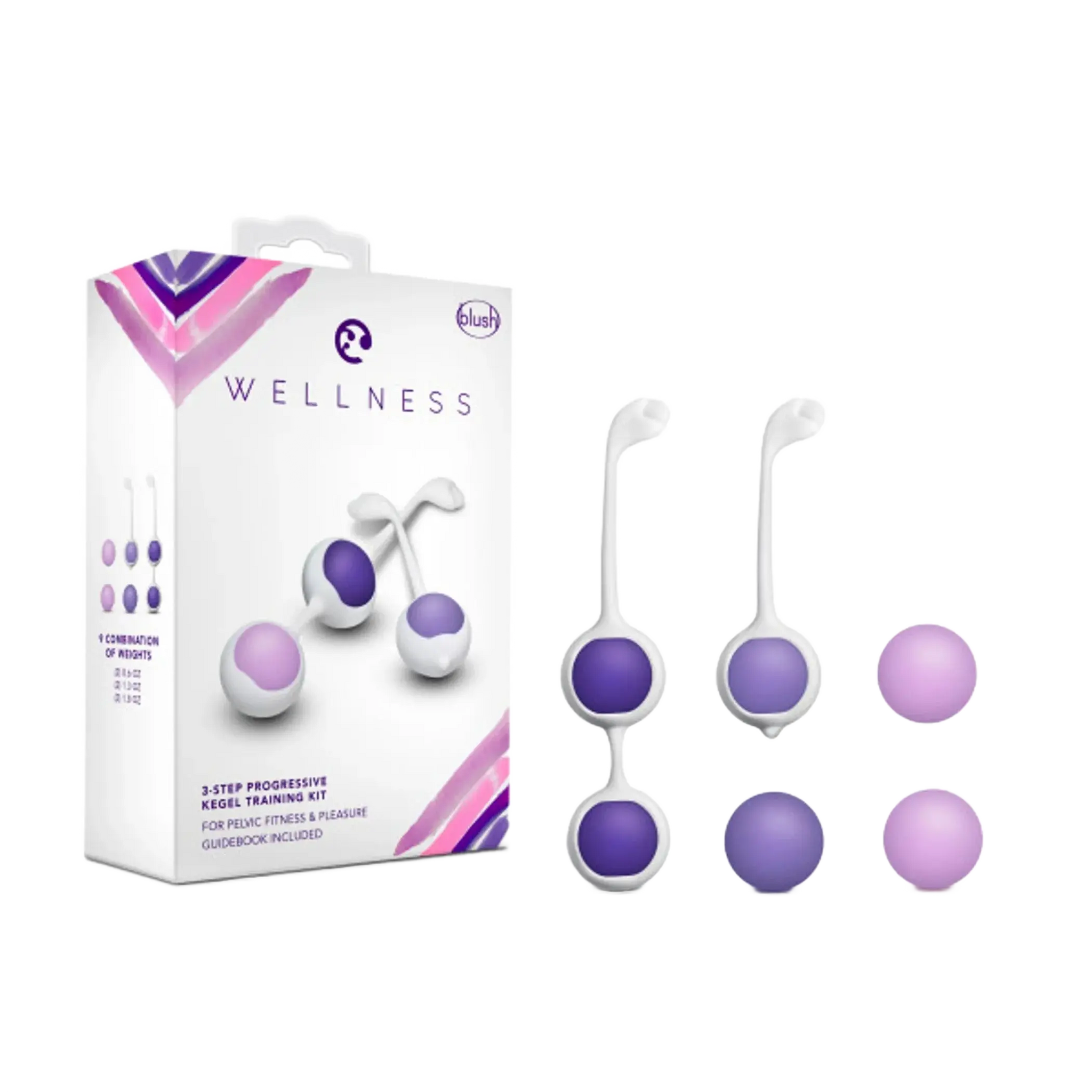 WELLNESS KEGEL TRAINING SYSTEM PURPLE Blush Novelties