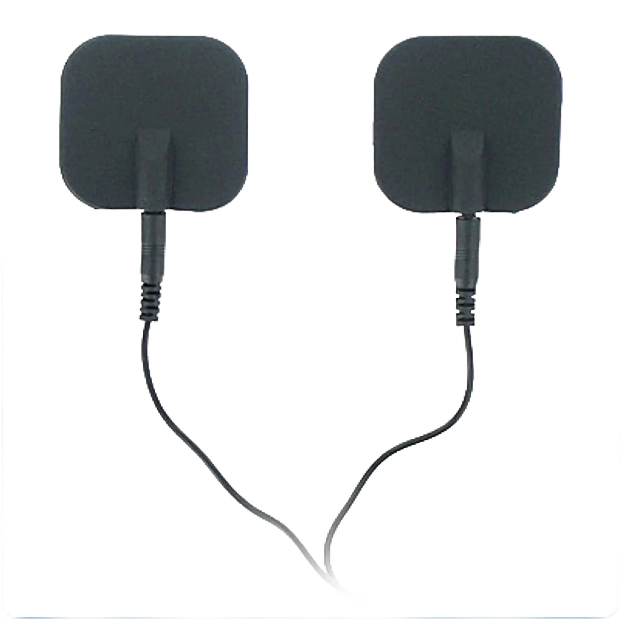 ZEUS ELECTROSEX BLACK ADHESIVE SILICONE PADS PAIR XR Brands