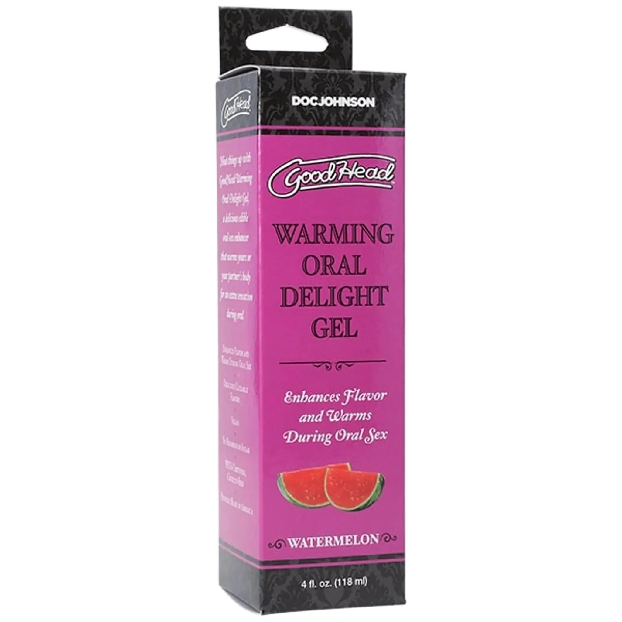 GOODHEAD WARMING ORAL DELIGHT GEL WATERMELON 4 OZ Doc Johnson Novelties