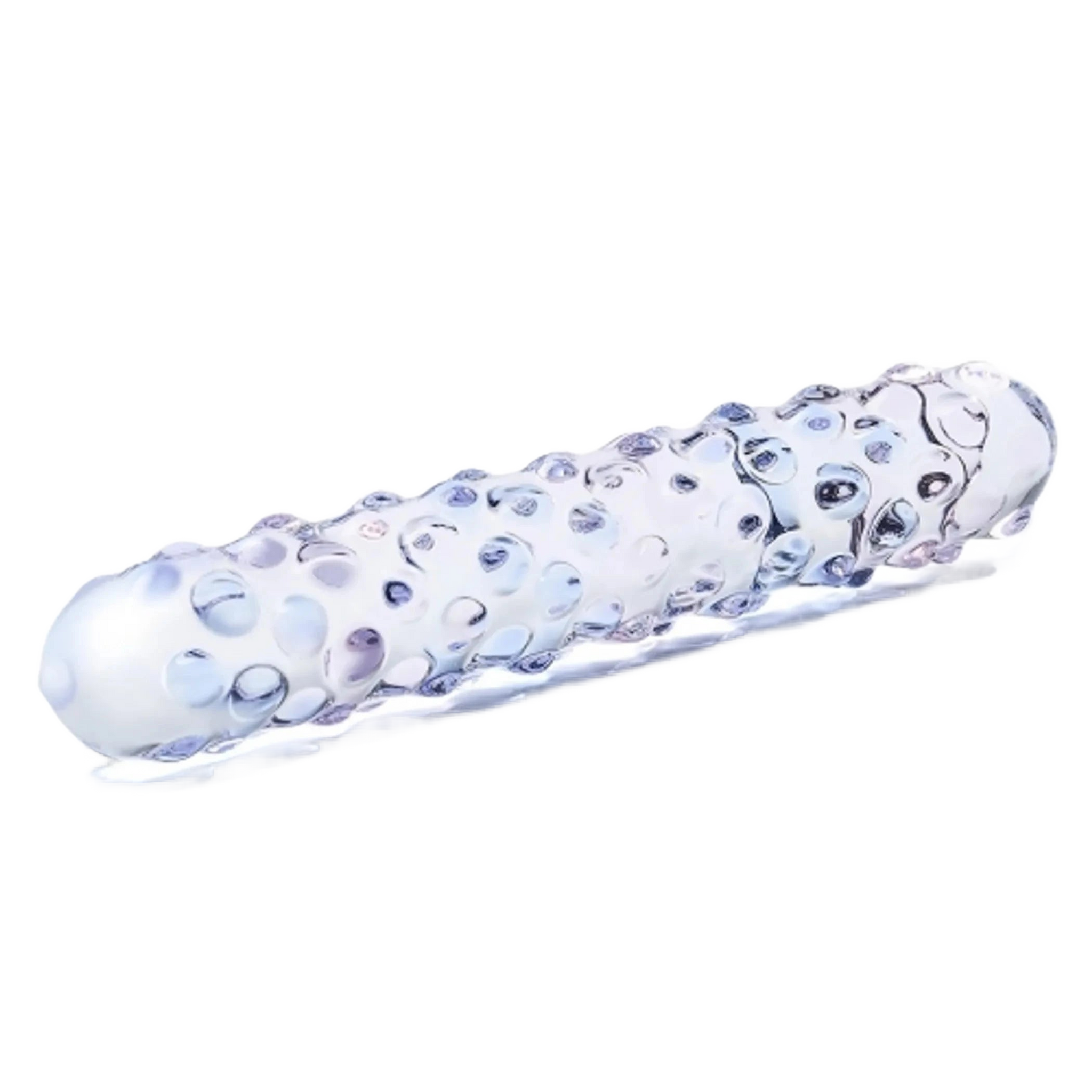 GLAS PURPLE ROSE NUBBY DILDO Electric / Hustler Lingerie