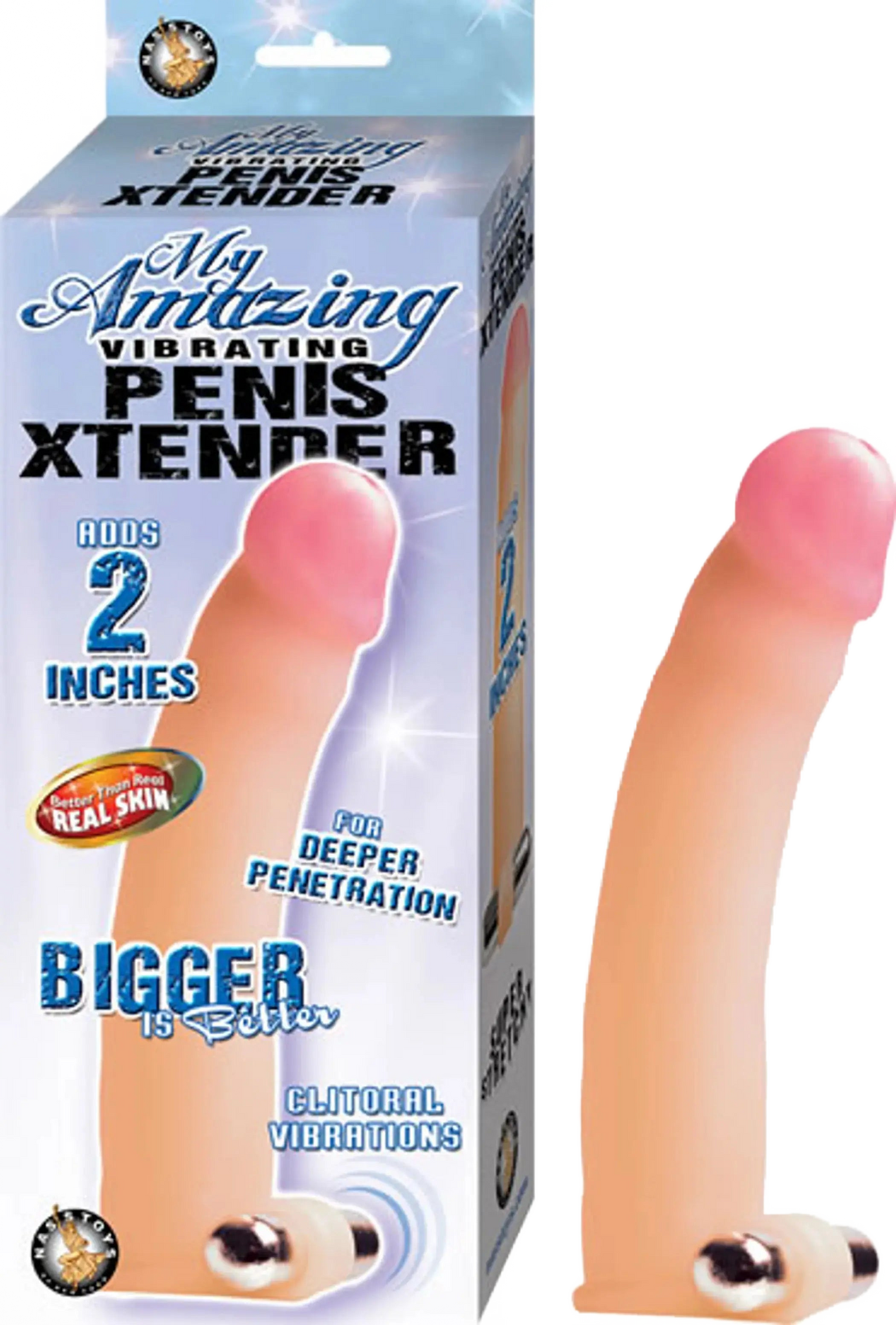 MY AMAZING VIBRATING PENIS XTENDER FLESH Nasstoys