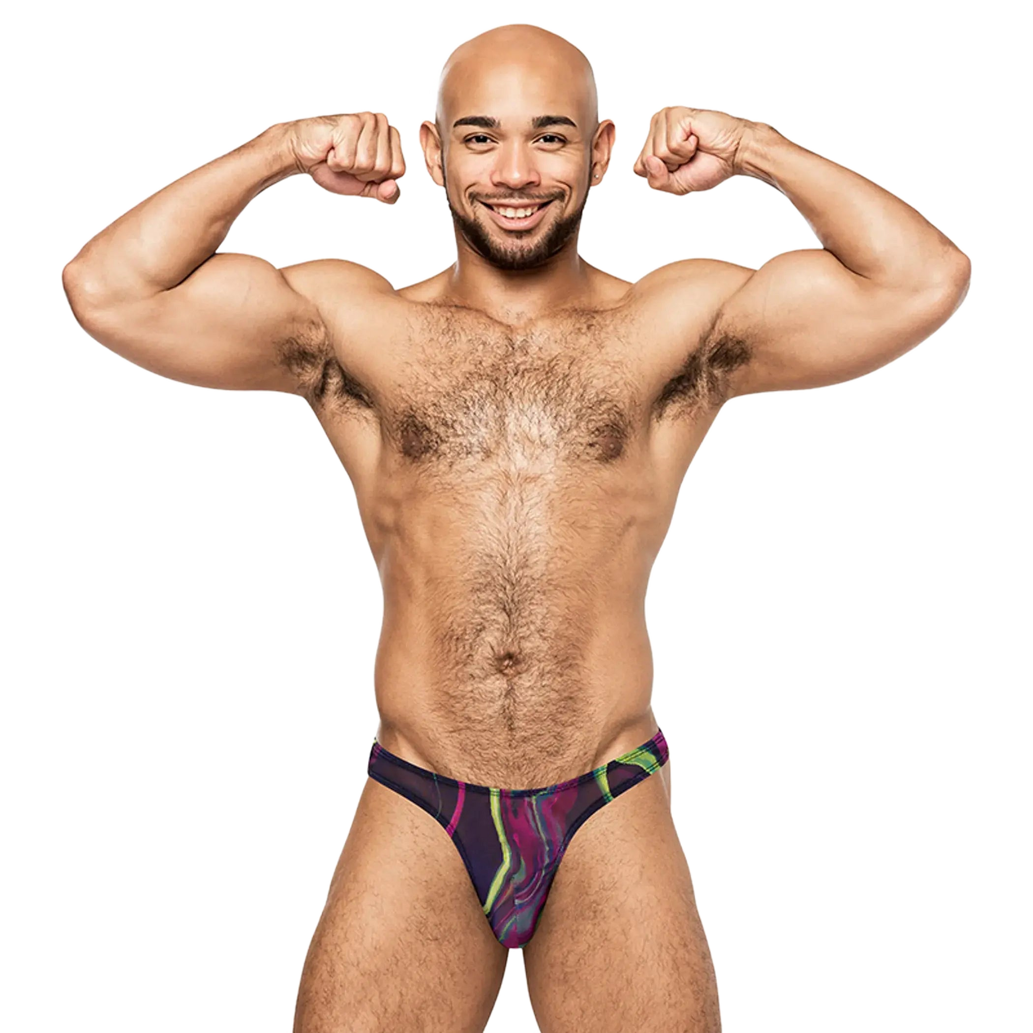 GALACTIC PRINT BONG THONG Male Power Lingerie