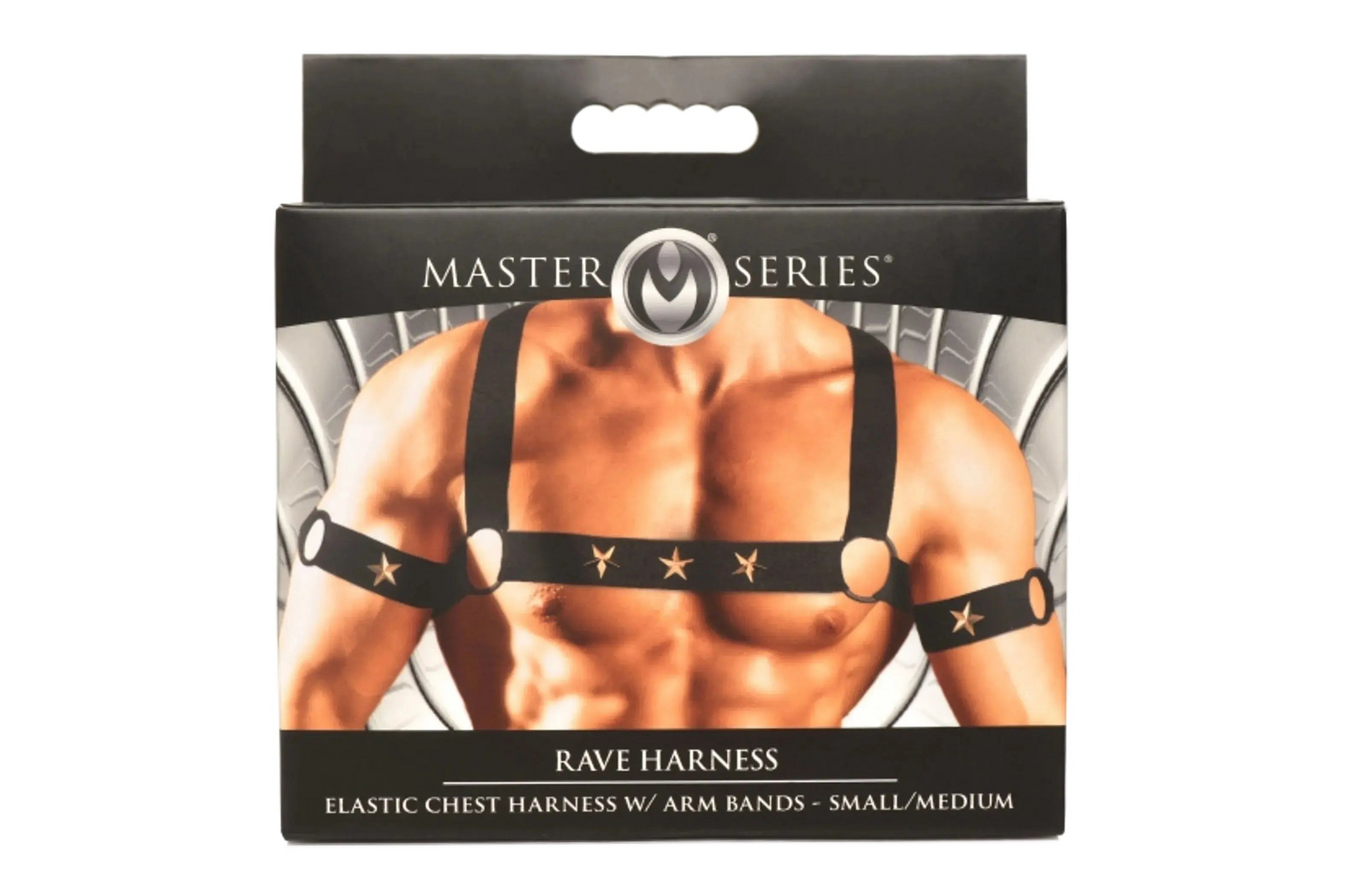 MASTER SERIES ELASTIC CHEST HARNESS W/ ARM BANDS XR Brands