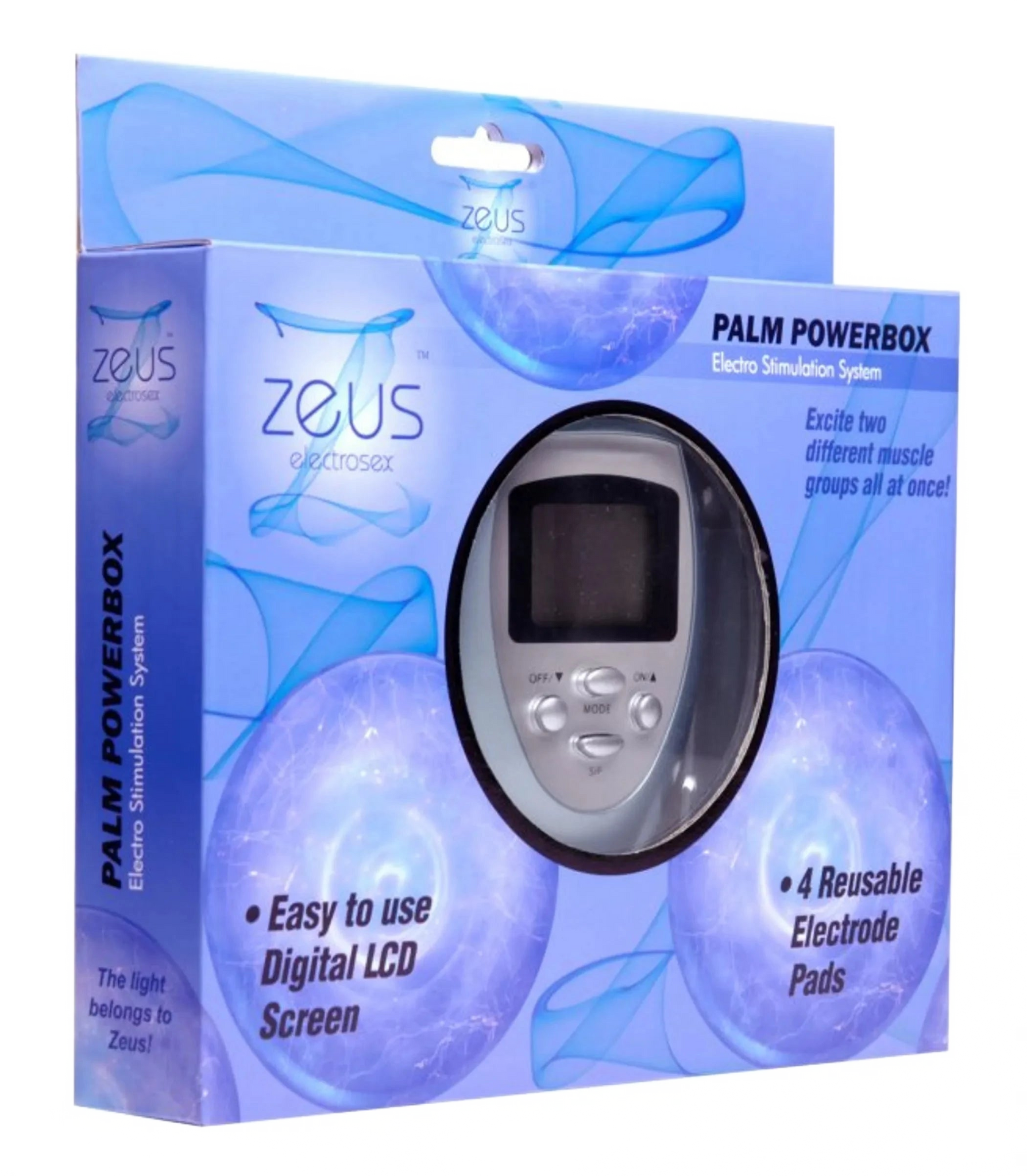 ZEUS ELECTROSEX 6 MODE PALM POWERBOX WITH PADS XR Brands