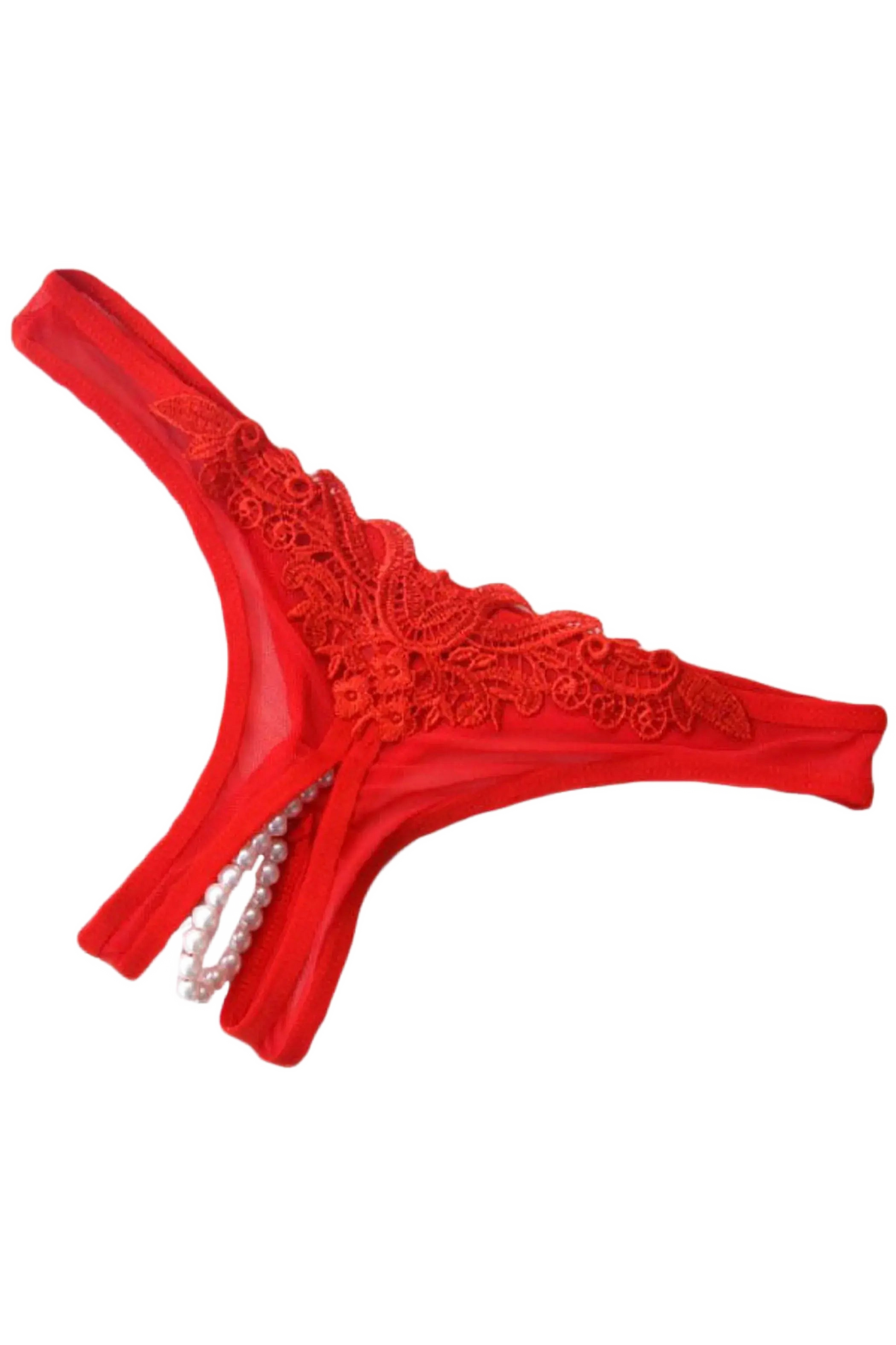 Crotchless Pearl Panty La Belle Fantastique