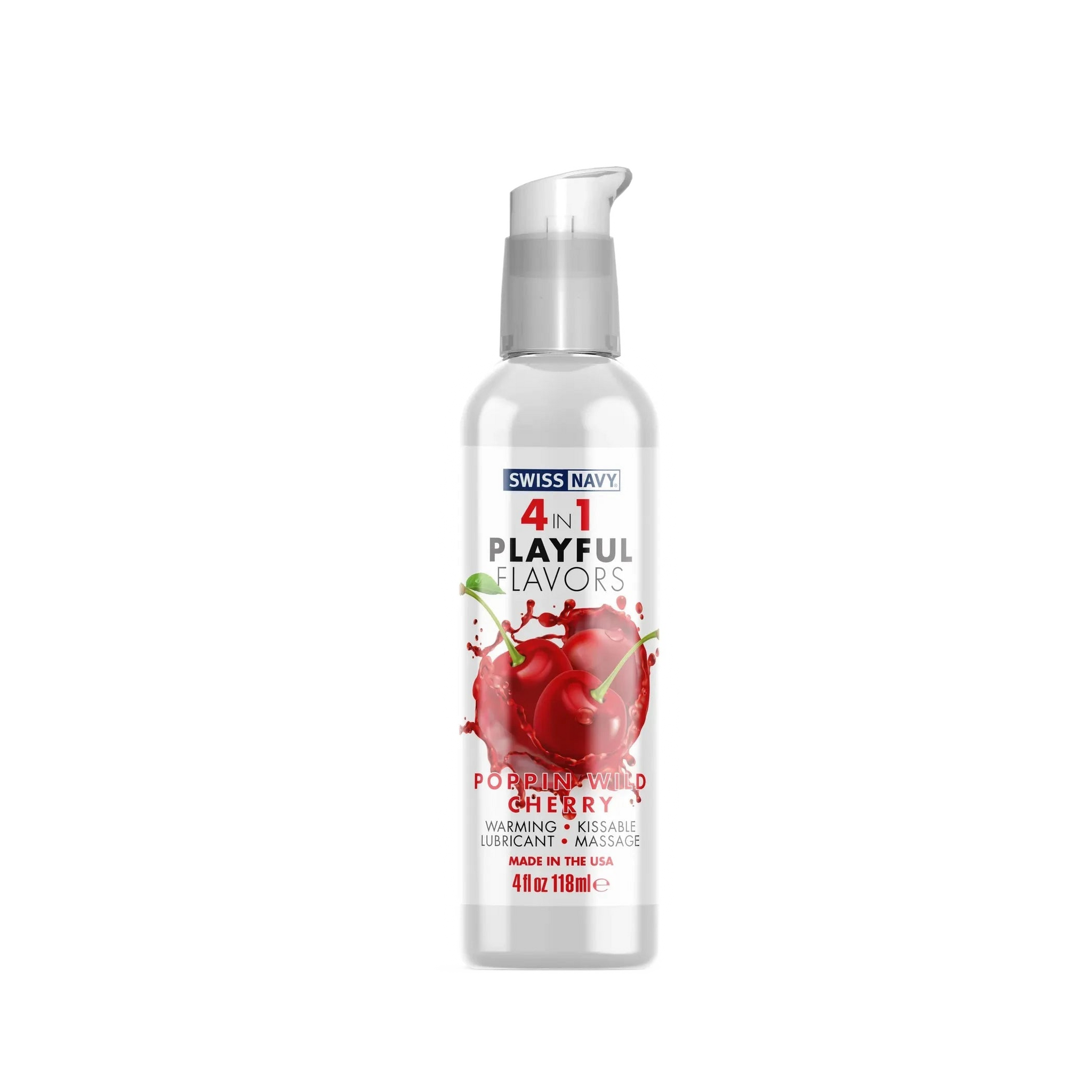 SWISS NAVY 4 IN 1 PLAYFUL FLAVORS POPPIN WILD CHERRY 4OZ MD Science