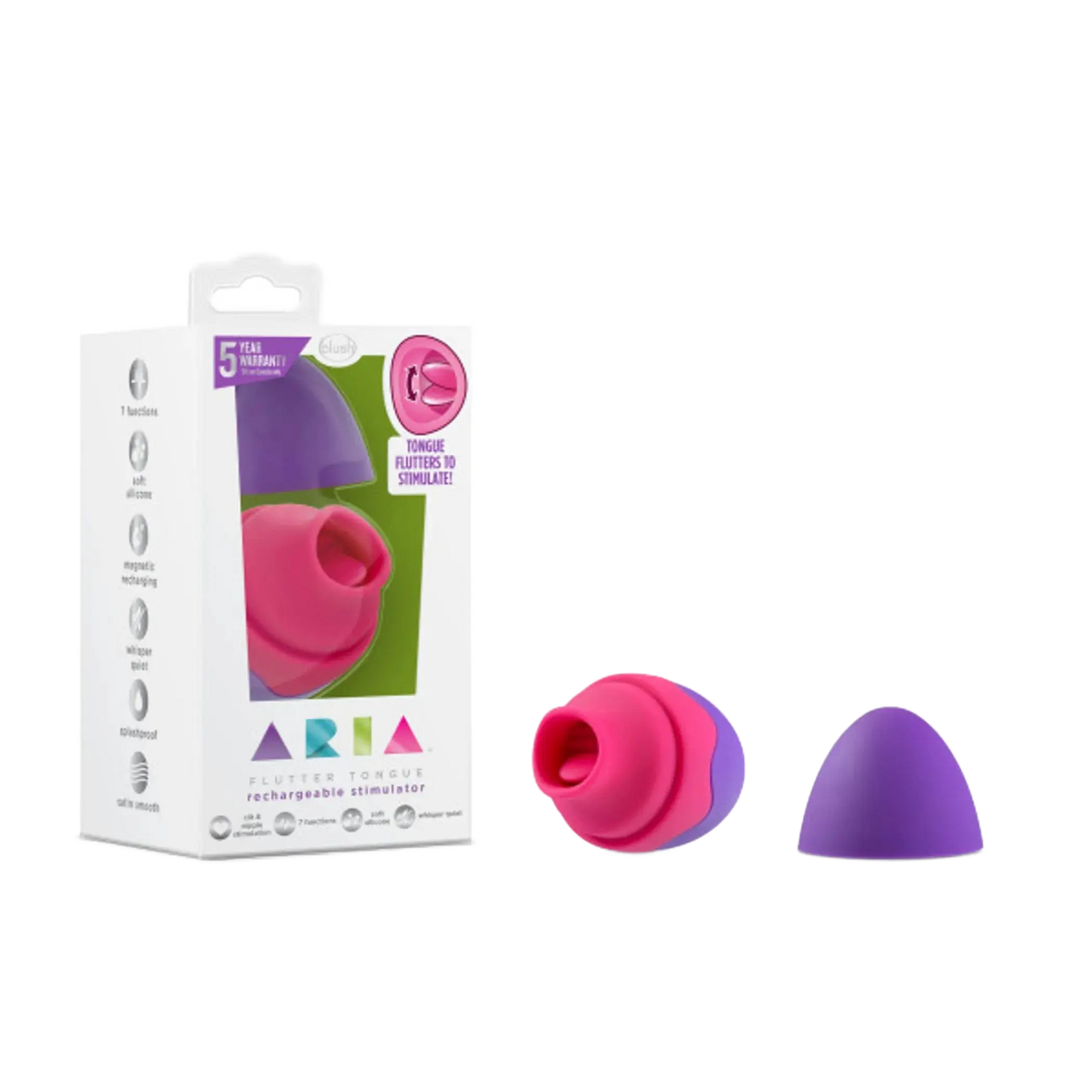 ARIA FLUTTER TONGUE PURPLE Blush Novelties