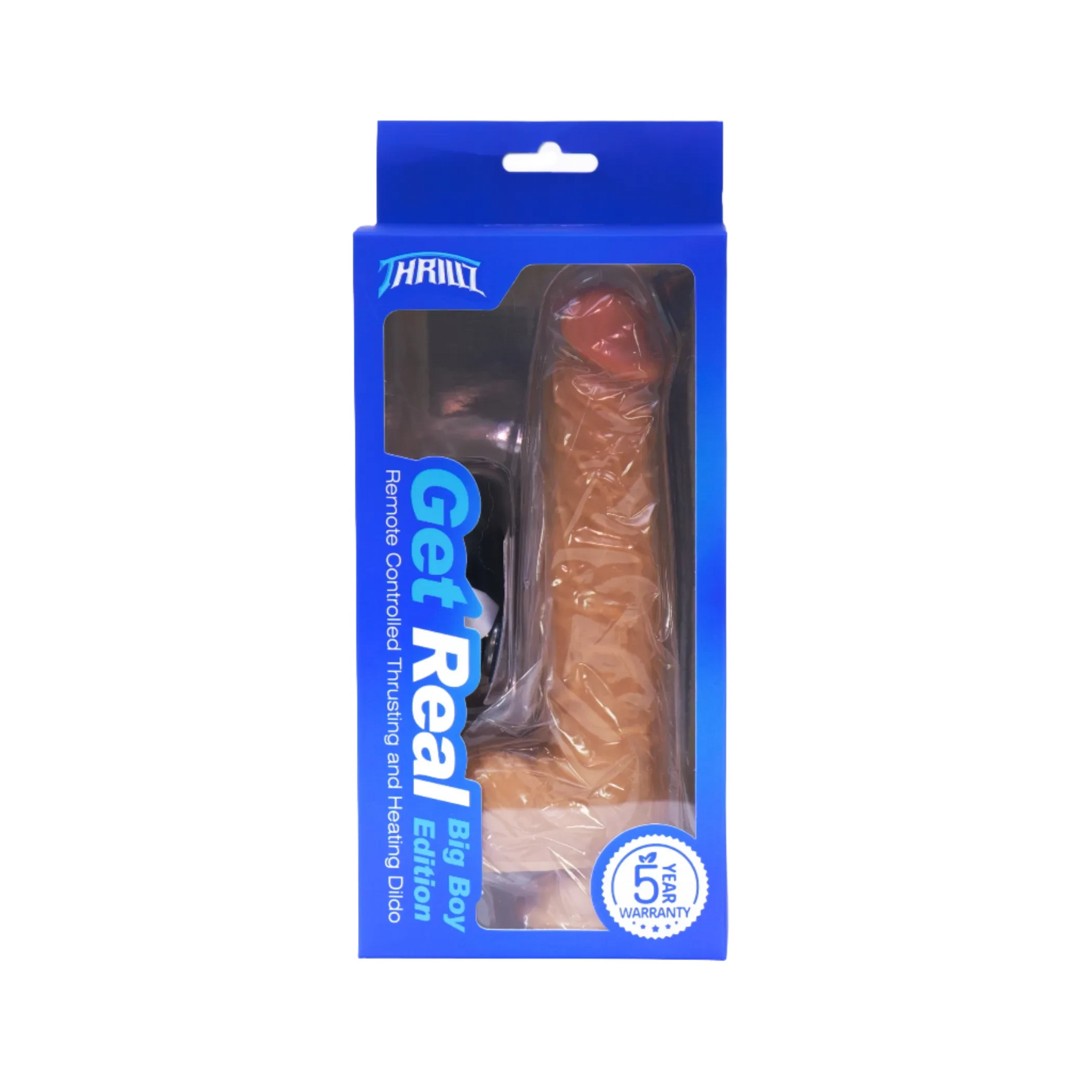 Get Real Big Boy 8 inch Remote Controlled Thrusting Heating Dildo OEJ