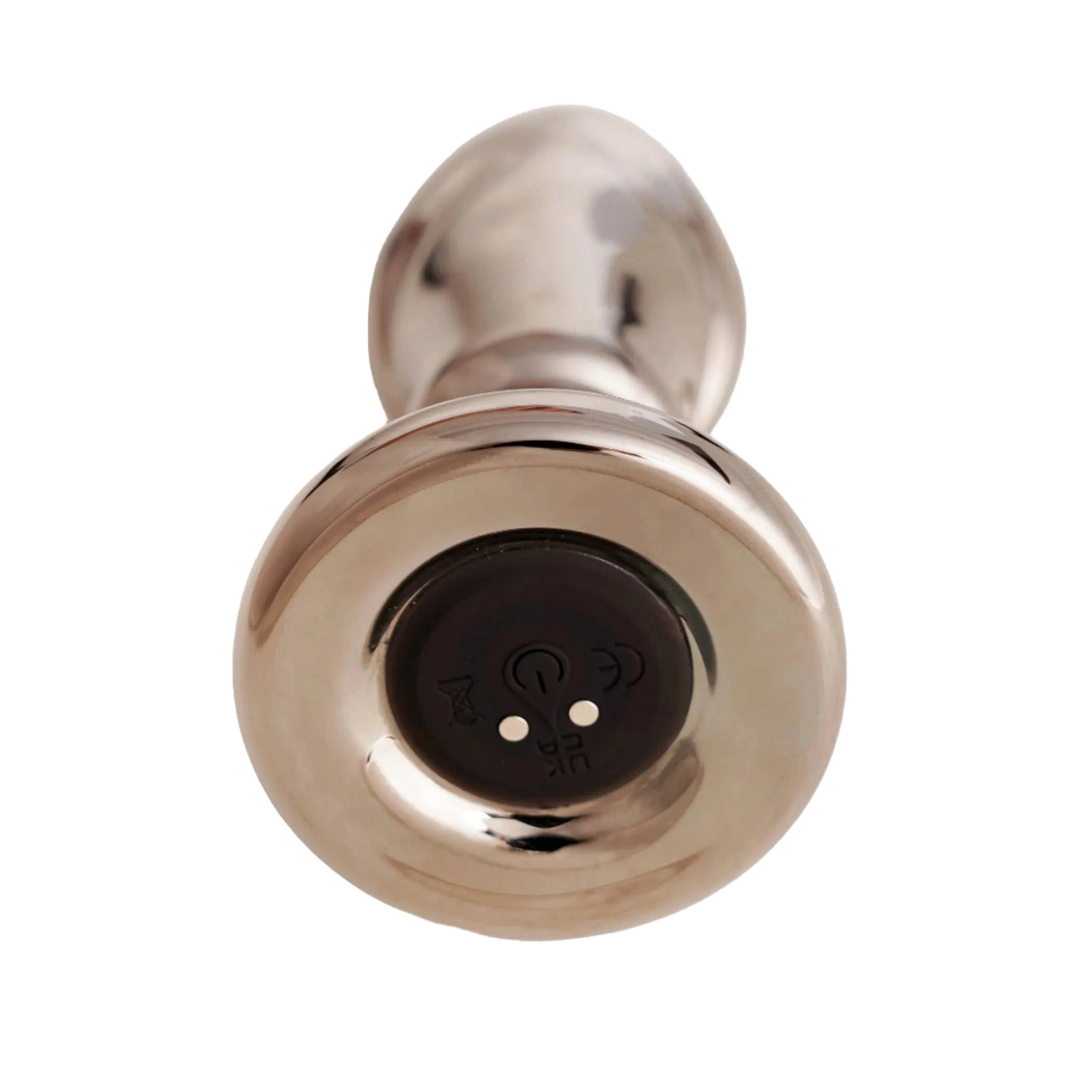 Black Opal Anal Glass Dildo with Rechargeable Vibrator OEJ