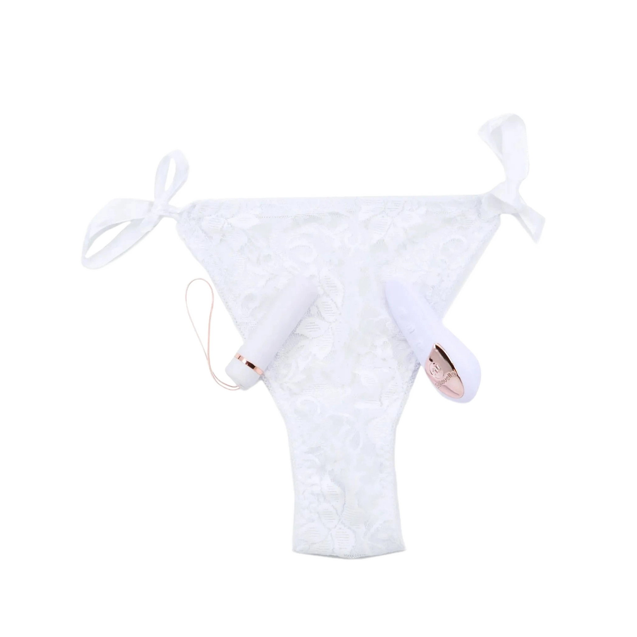 SENSUELLE PLEASURE PANTY WHITE REMOTE CONTROL Nu Sensuelle