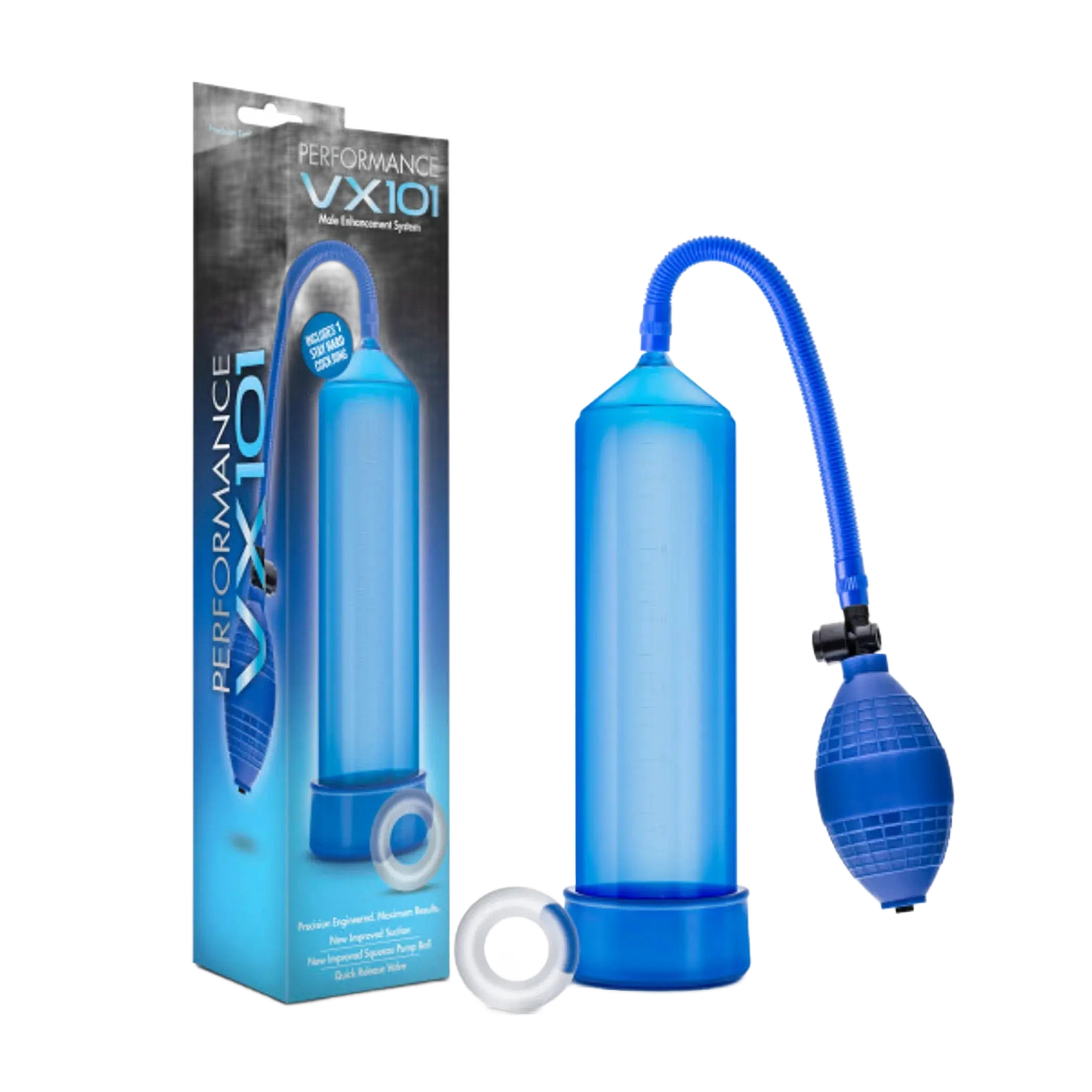 PERFORMANCE VX101 ENHANCEMENT PUMP BLUE Blush Novelties