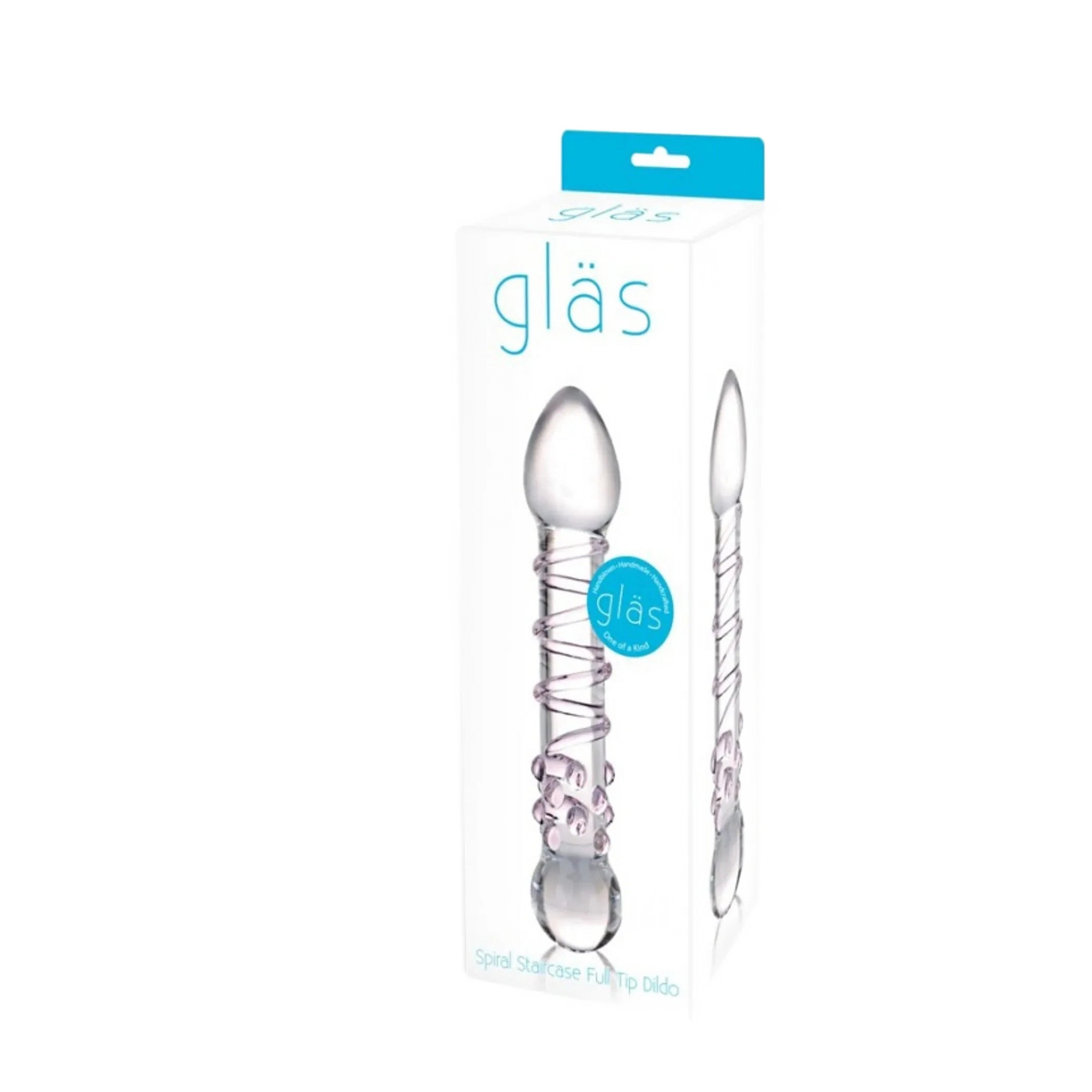 GLAS SPIRAL STAIRCASE FULL TIP DILDO Electric / Hustler Lingerie