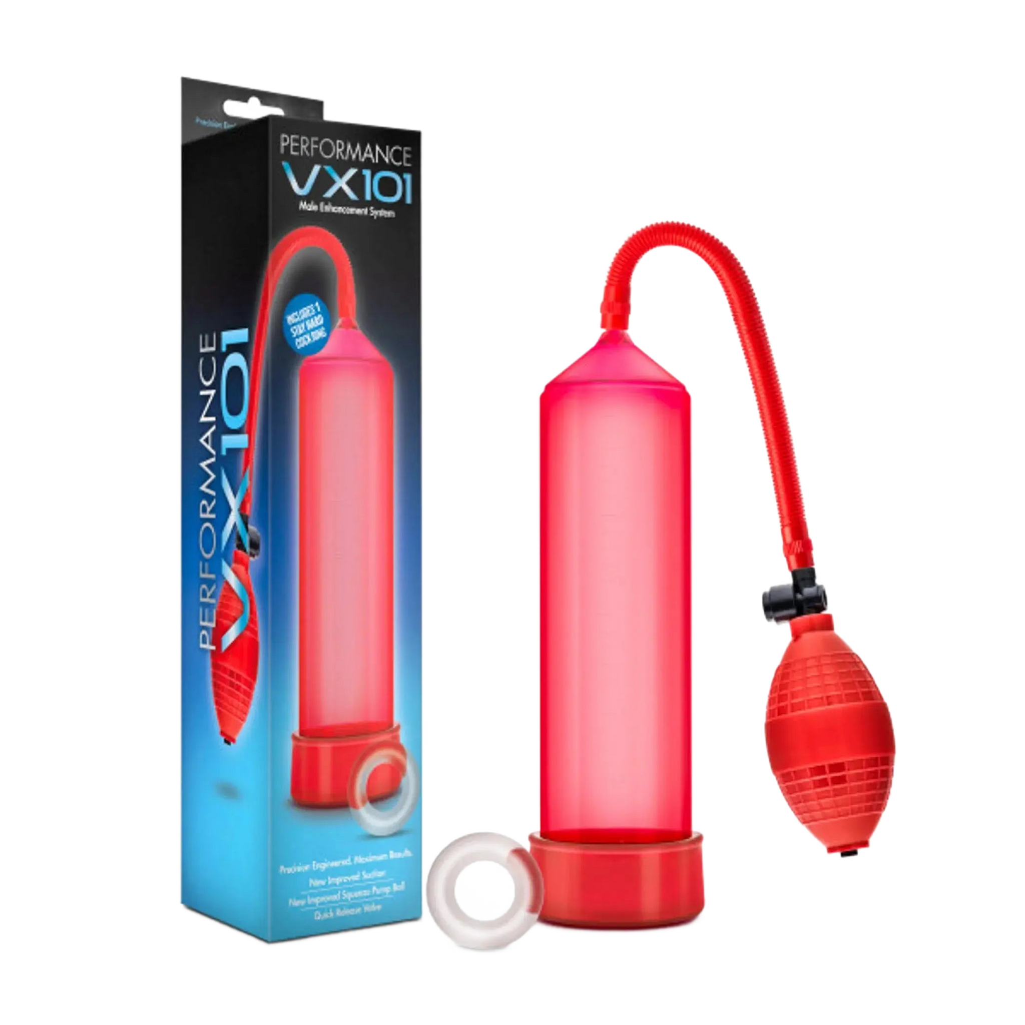PERFORMANCE VX101 ENHANCEMENT PUMP RED Blush Novelties