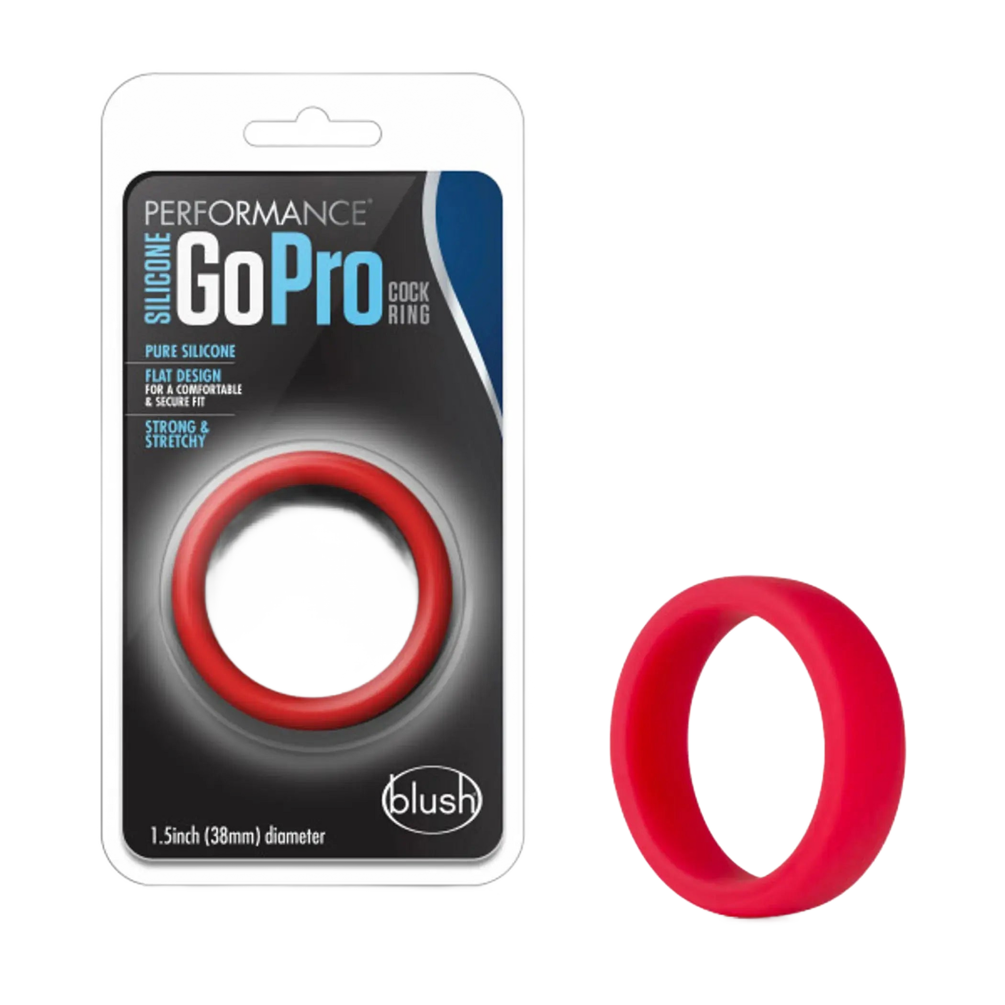 PERFORMANCE SILICONE GO PRO COCK RING RED Blush Novelties