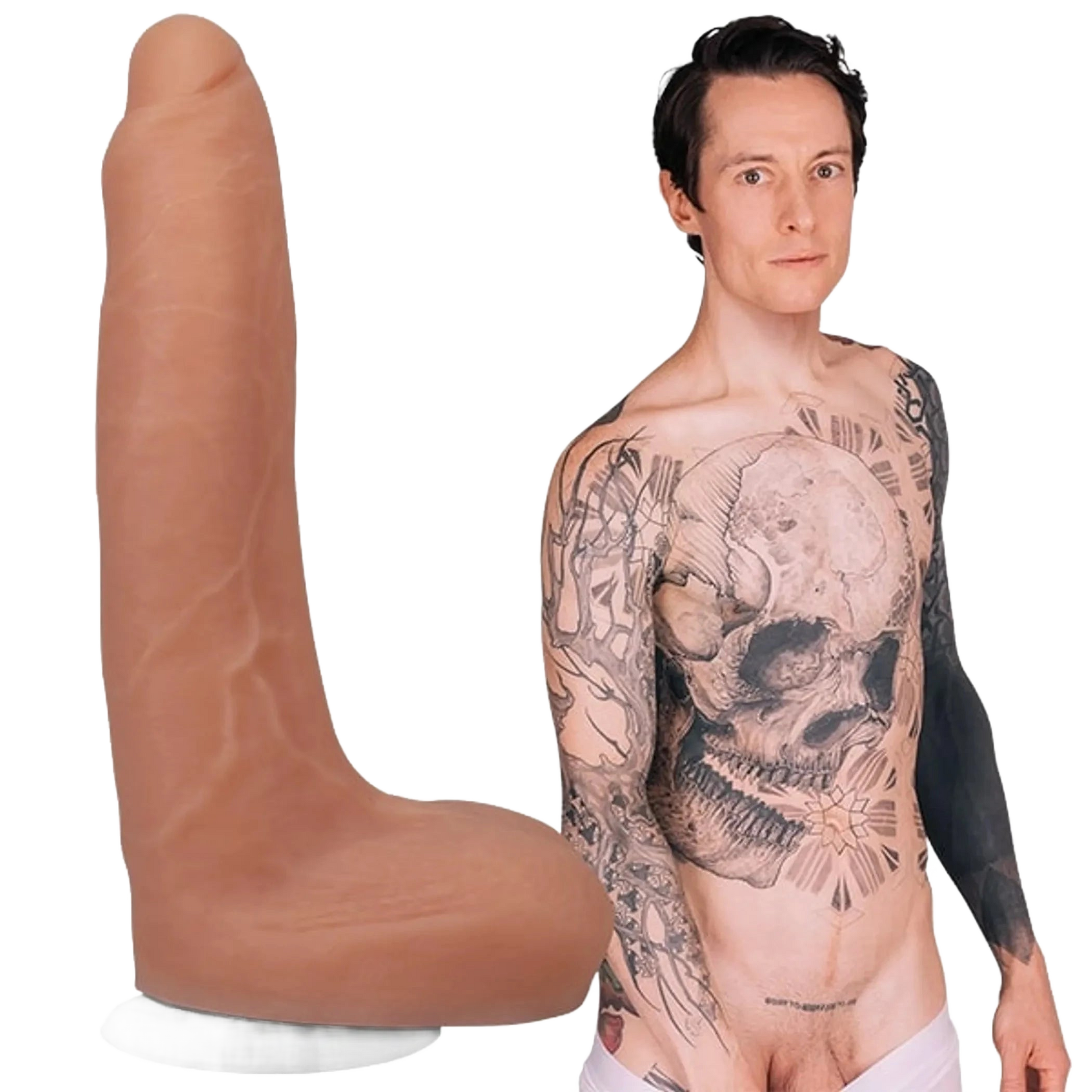 SIGNATURE COCKS OWEN GRAY SILICONE VANILLA Doc Johnson Novelties