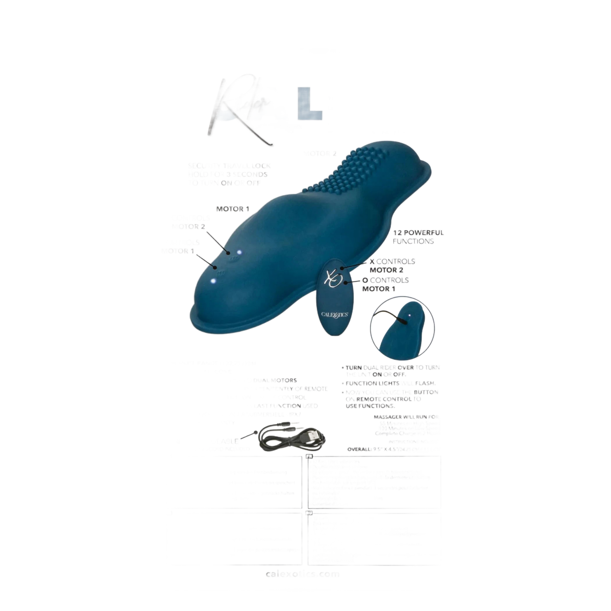 DUAL RIDER REMOTE CONTROL BUMP & GRIND California Exotic Novelties