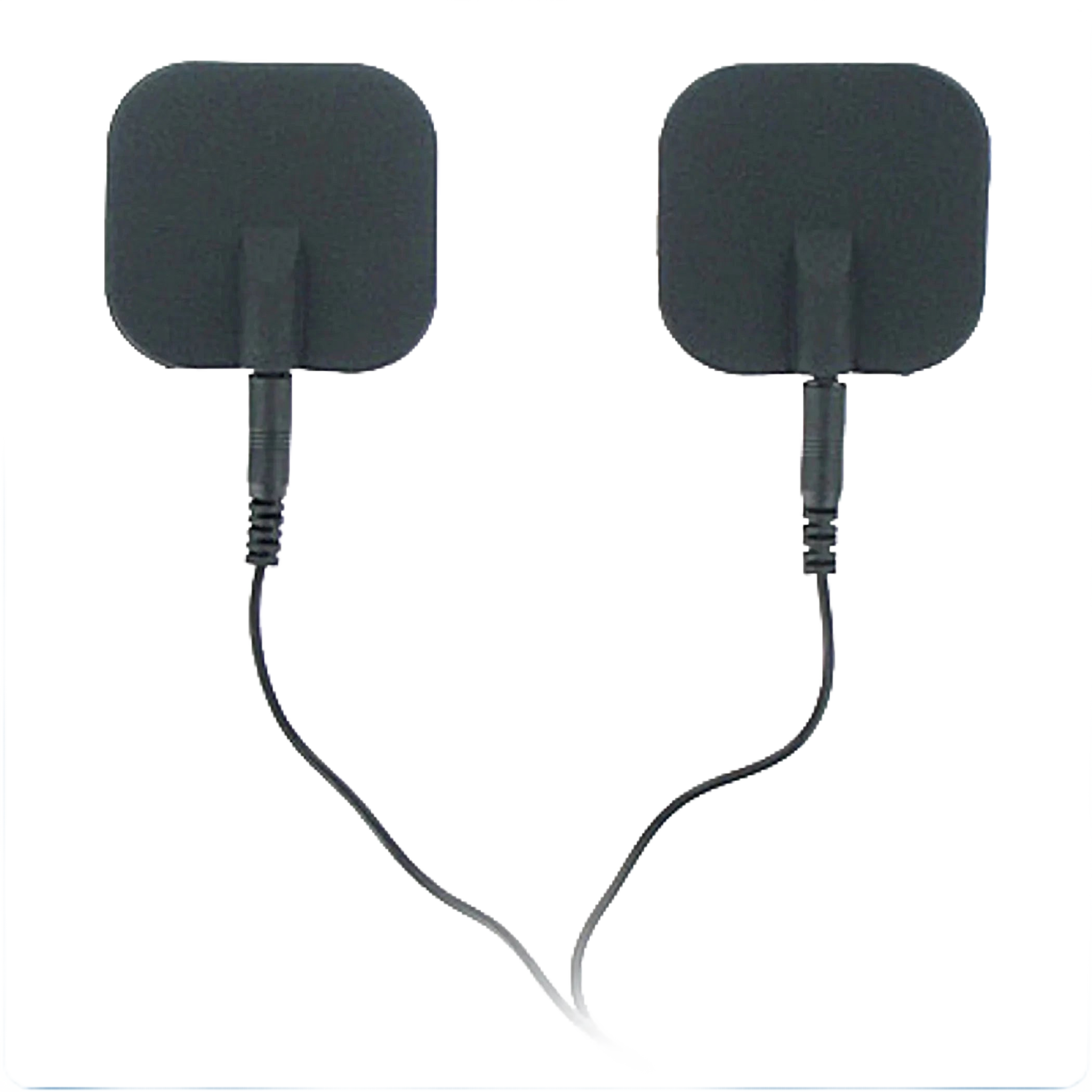 ZEUS ELECTROSEX BLACK ADHESIVE SILICONE PADS PAIR XR Brands