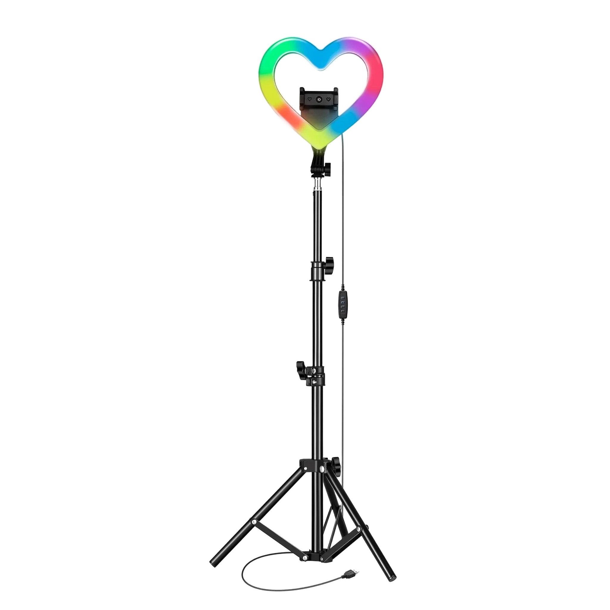PRO Live Stream 10" Heart Ring Light with RGB (SC-2330RGB) Supersonic