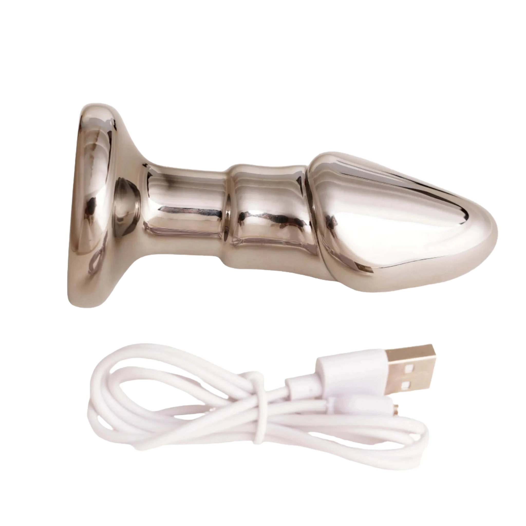 Black Opal Anal Glass Dildo with Rechargeable Vibrator OEJ