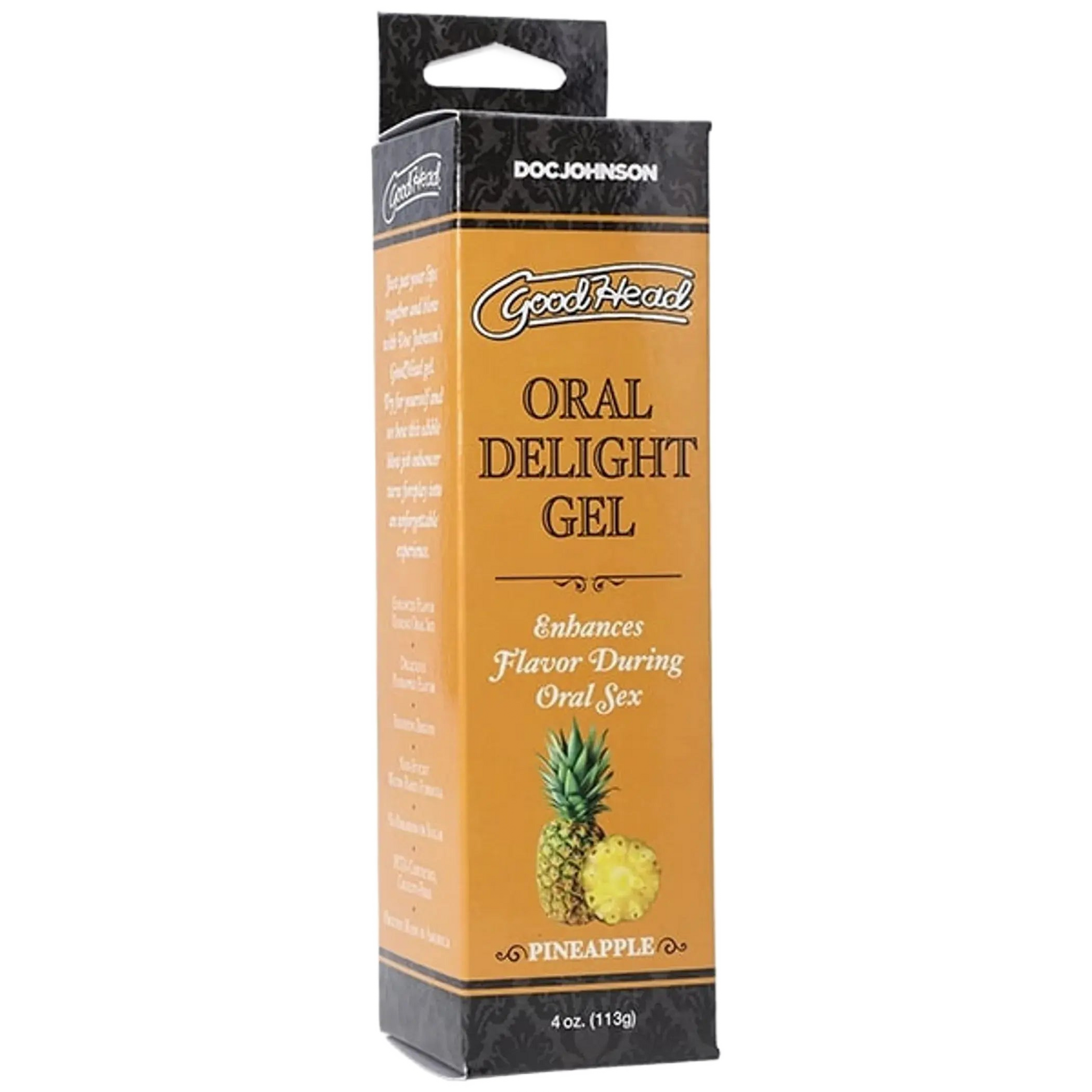 GOODHEAD ORAL DELIGHT GEL 4 OZ PINEAPPLE Doc Johnson Novelties