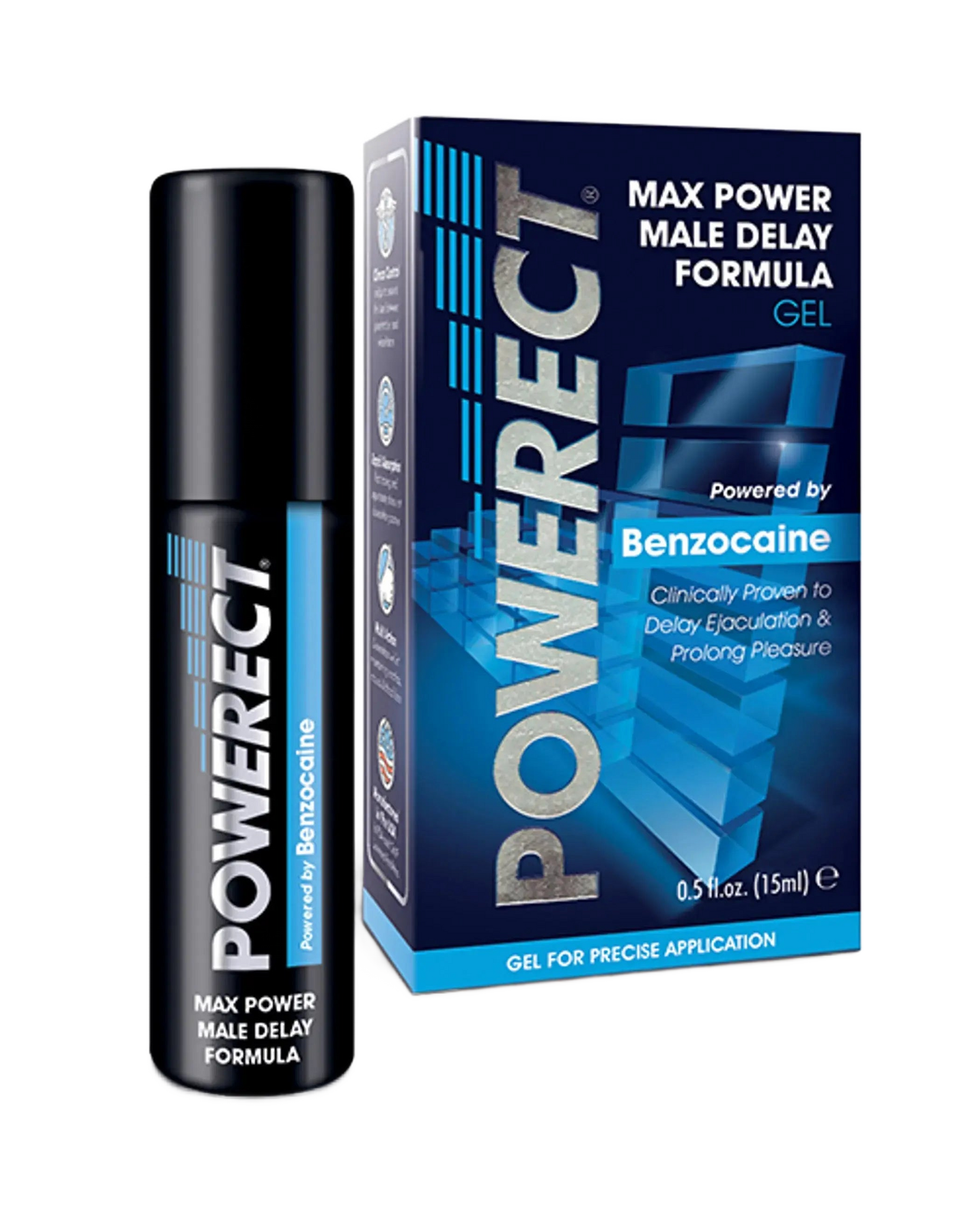 POWERECT BENZOCAINE MALE DELAY GEL 15ML Creative Conceptions