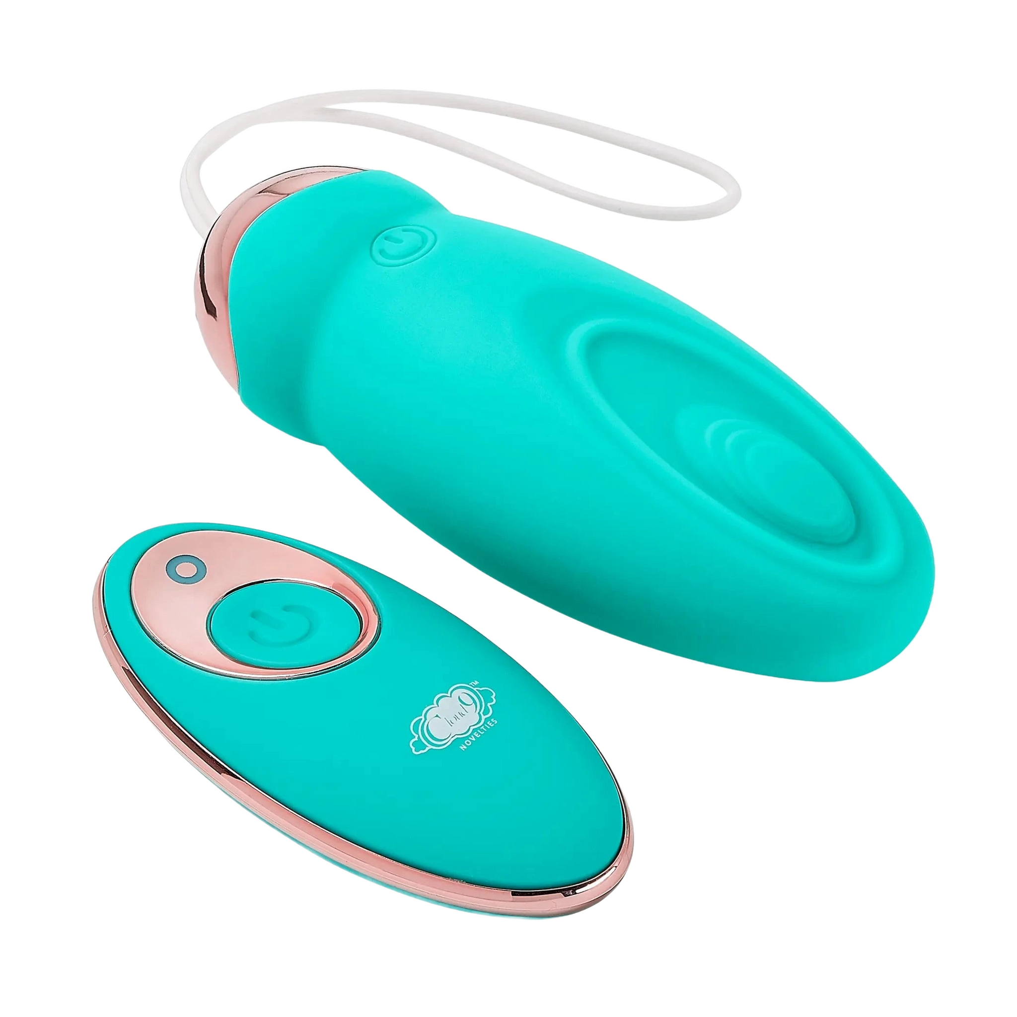 CLOUD 9 HEALTH & WELLNESS WIRELESS REMOTE CONTROL EGG W/ PULSATING MOTION TEAL Cloud 9 Novelties