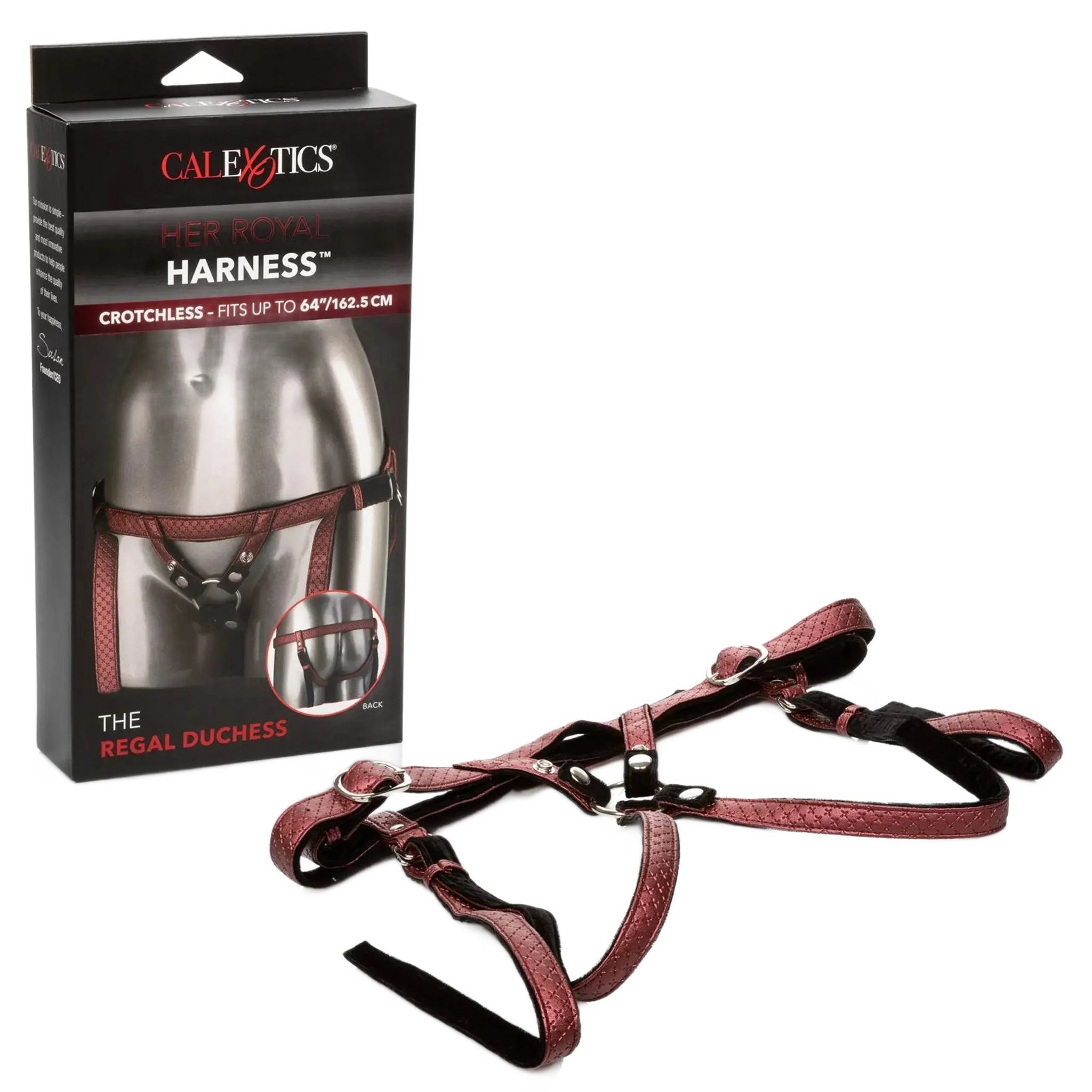 HER ROYAL HARNESS THE REGAL DUCHESS RED California Exotic Novelties