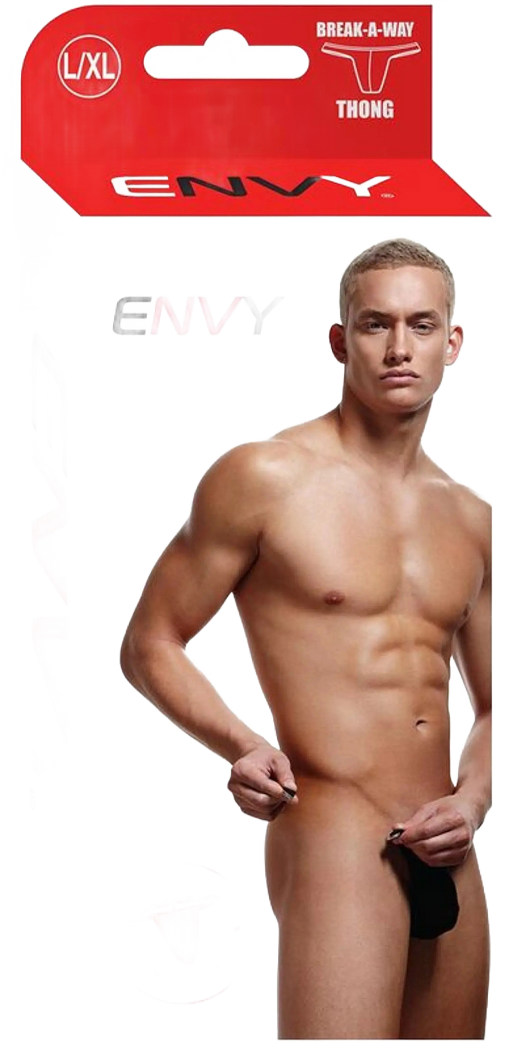 ENVY BREAK-A-WAY THONG BLACK X-Gen Products