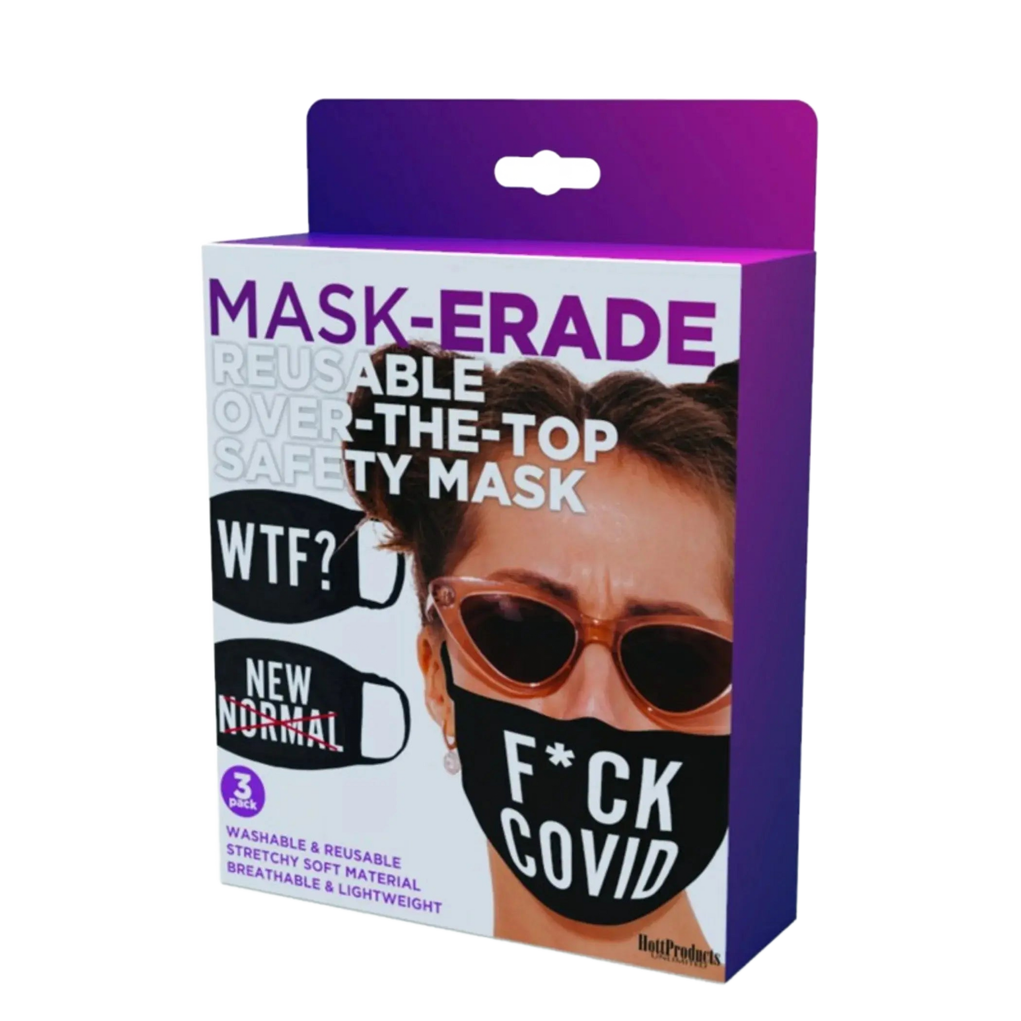 MASK-ERADE MASKS 3 PACK HOTT Products