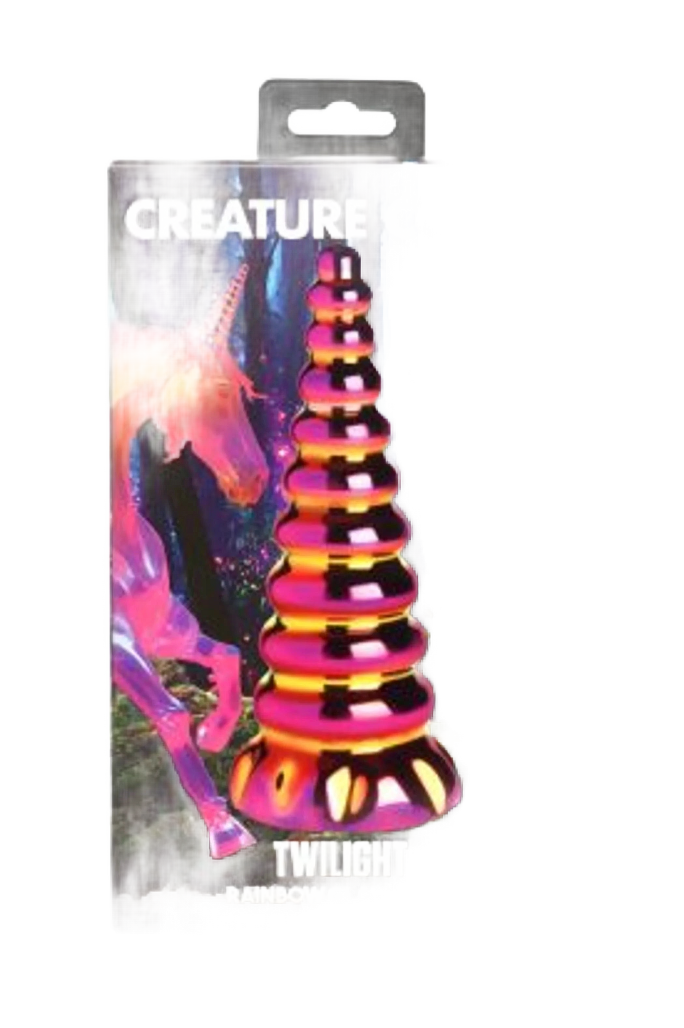 CREATURE COCKS TWILIGHT RAINBOW GLASS DILDO XR Brands