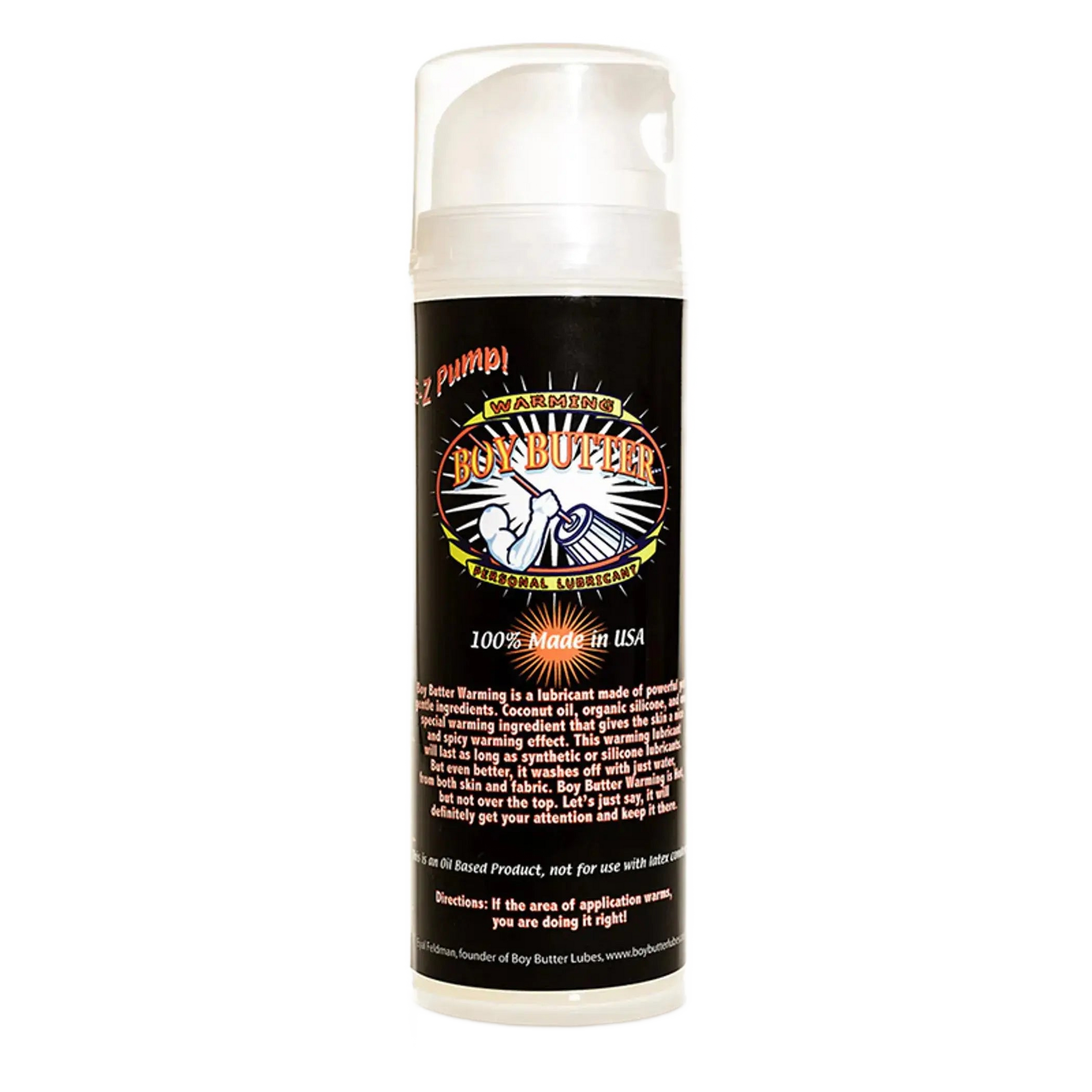 BOY BUTTER WARMING 5 OZ EZ PUMP Boy Butter Lubes