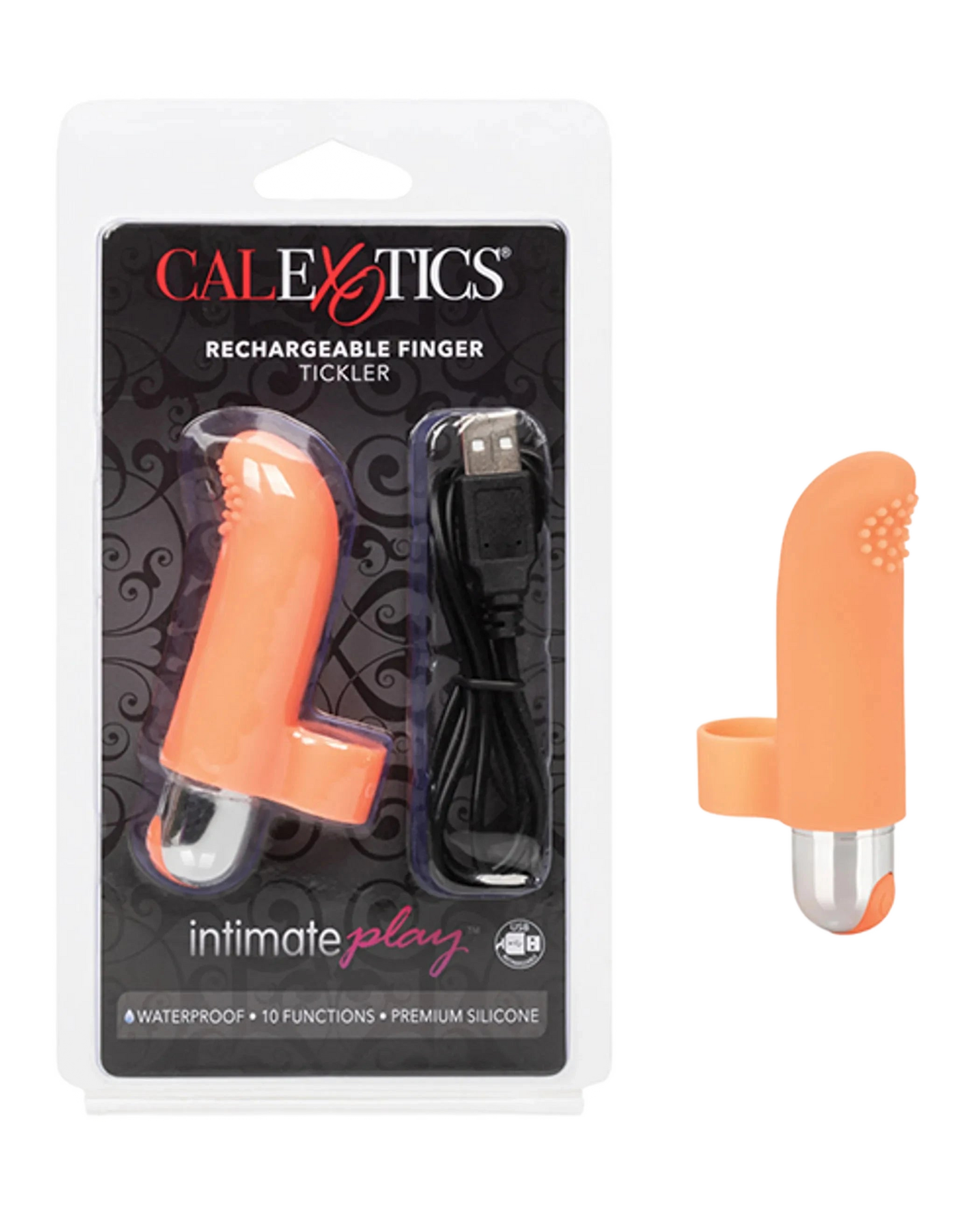 INTIMATE PLAY RECHARGEABLE FINGER TICKLER California Exotic Novelties
