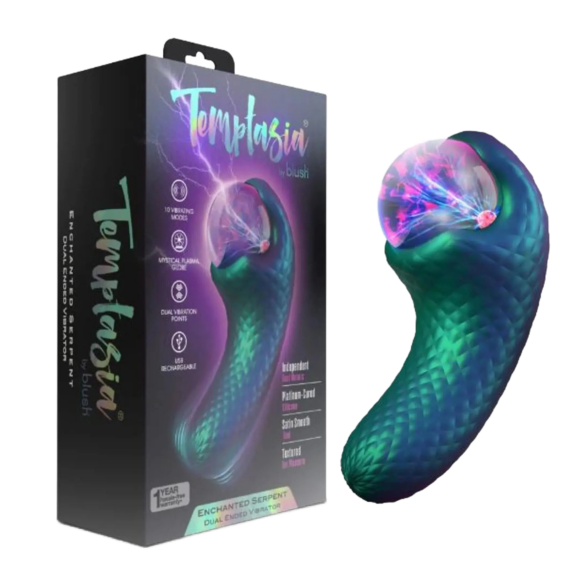 TEMPTASIA ENCHANTED SERPENT DARK MILLENIA Blush Novelties