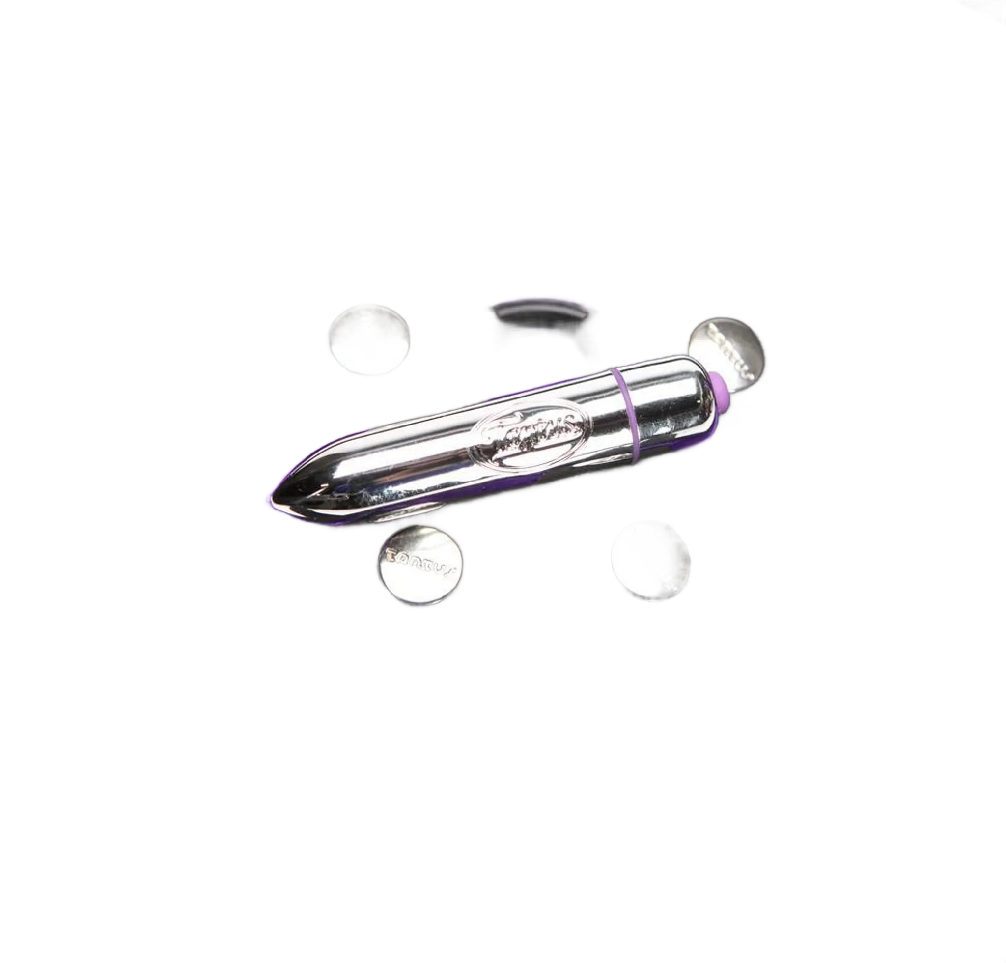 VELVET VIBRATING HARNESS PURPLE Tantus