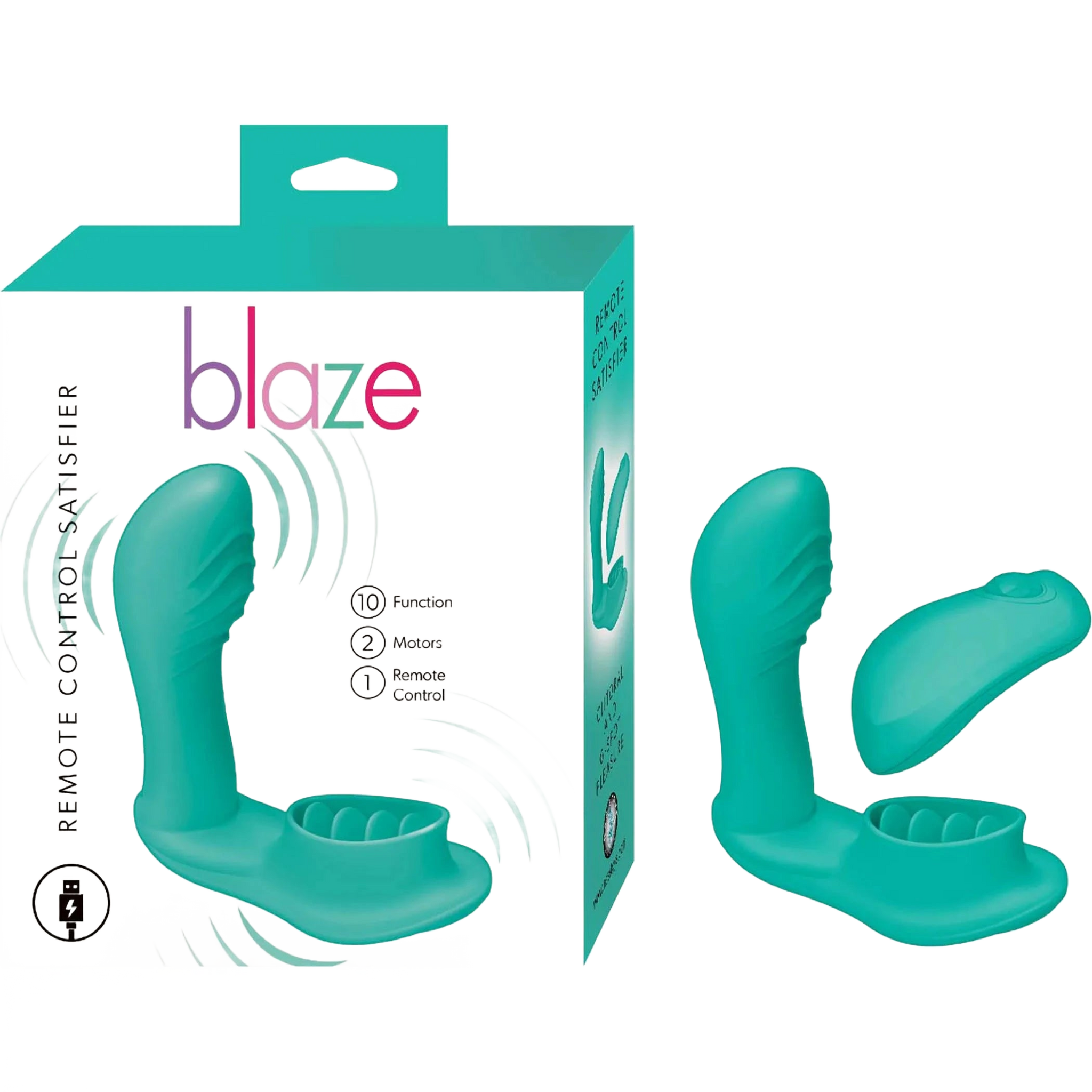 BLAZE REMOTE CONTROL SATISFIER AQUA Nasstoys
