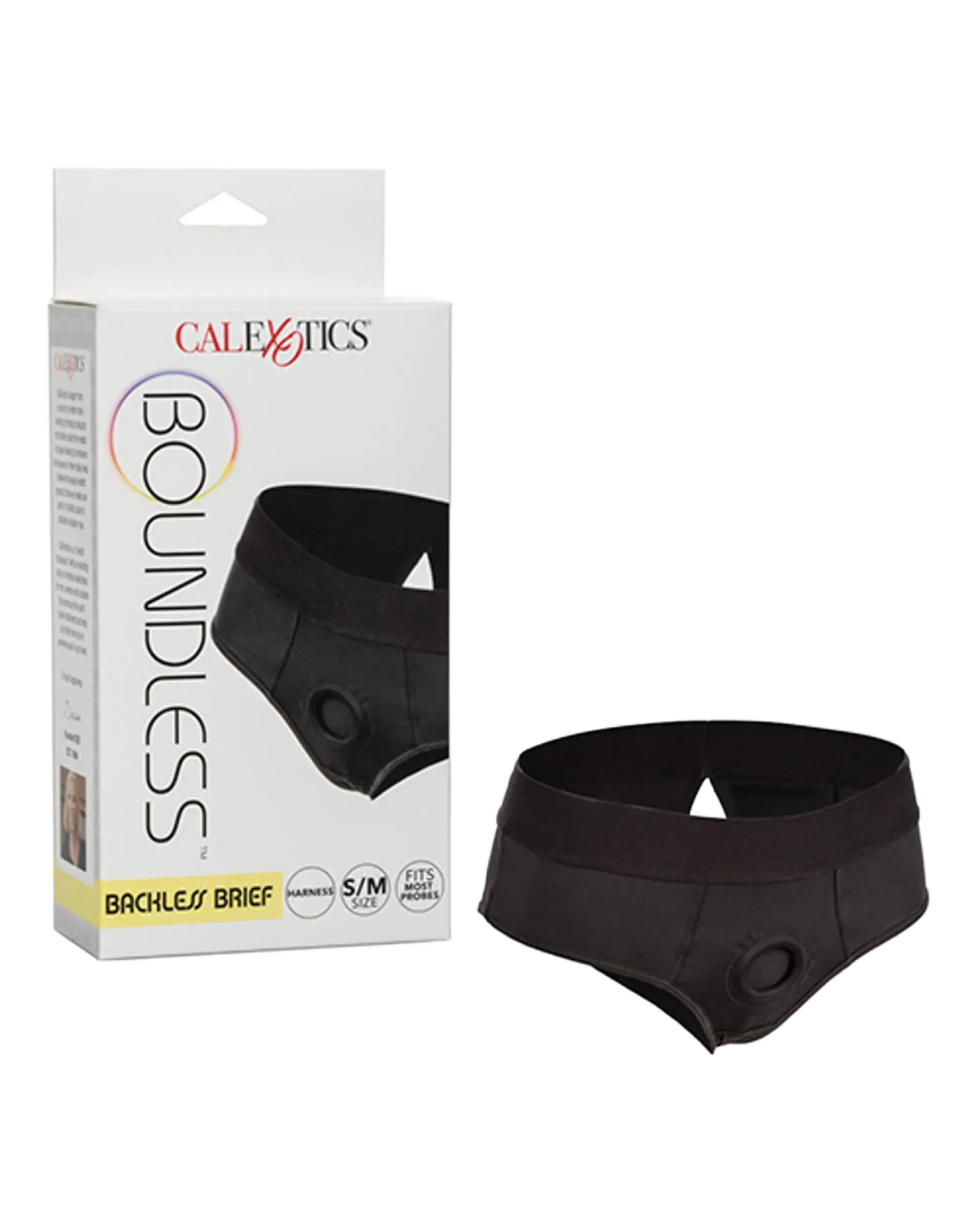 BOUNDLESS BACKLESS BRIEF HARNESS BLACK California Exotic Novelties