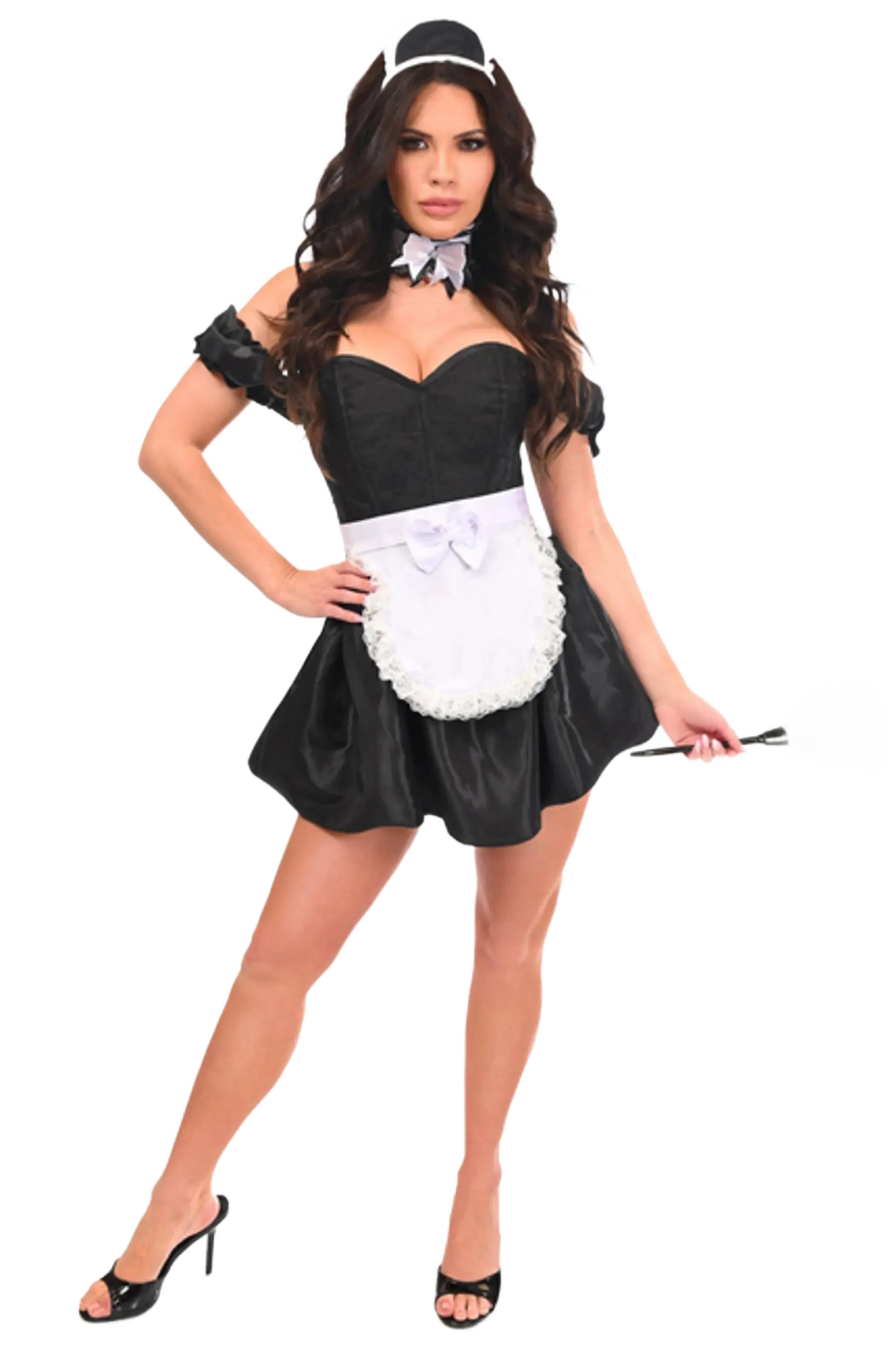 Top Drawer 5 PC French Maid Corset Dress Costume Daisy Corsets