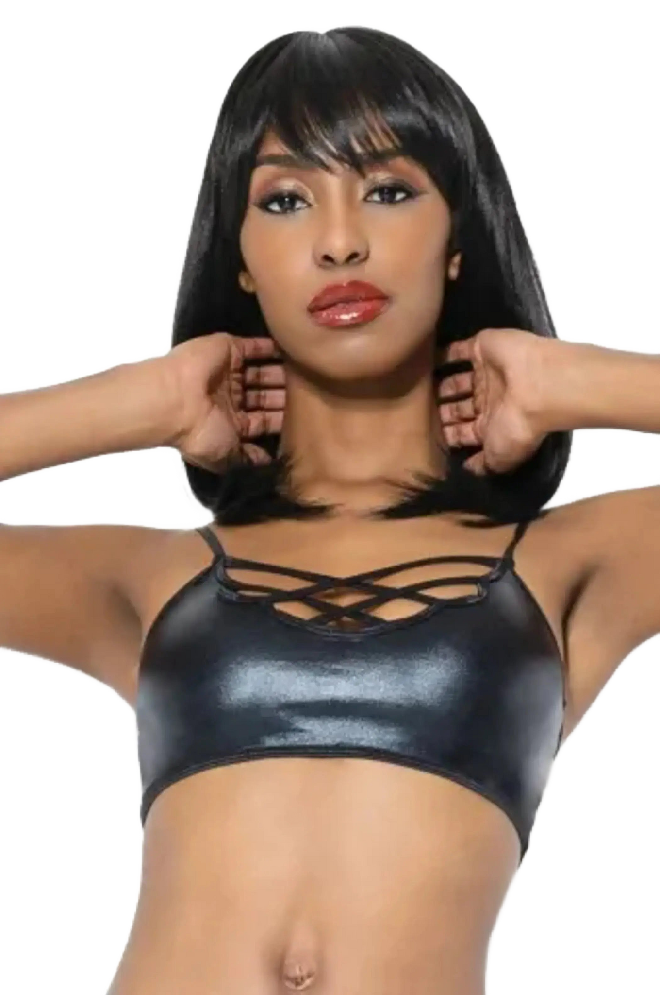 Coquette Wetlook Bralette Coquette