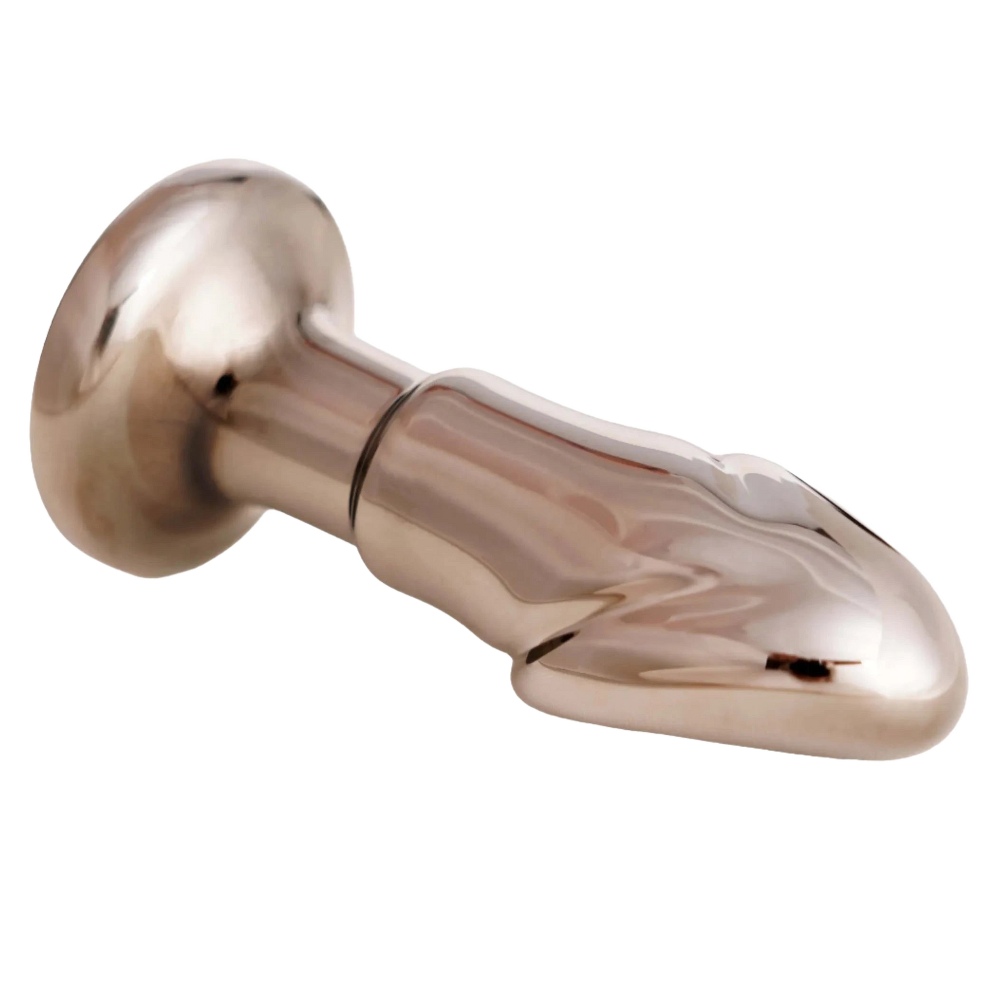 Black Opal Anal Glass Dildo with Rechargeable Vibrator OEJ