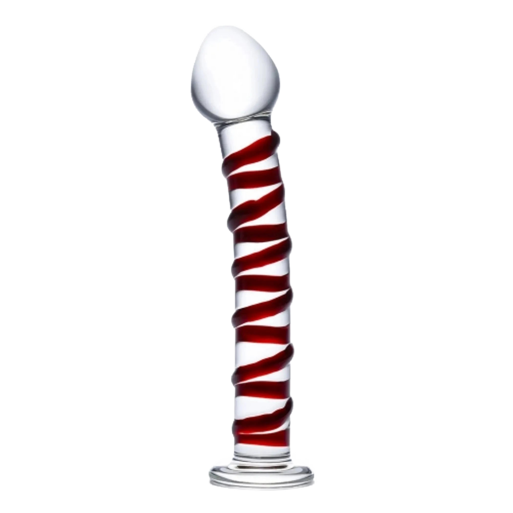 GLAS MR SWIRLY SPIRAL GLASS DILDO Electric / Hustler Lingerie
