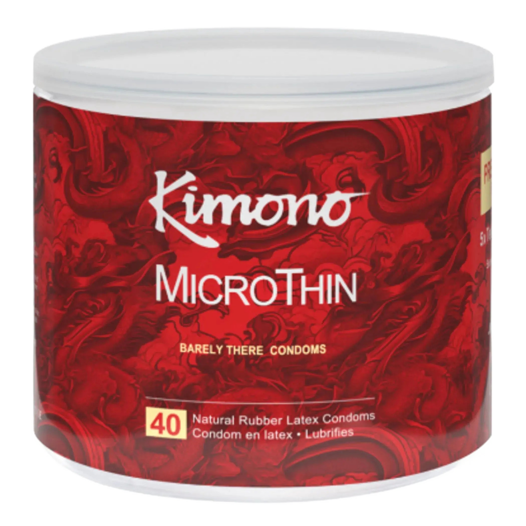 KIMONO MICROTHIN ULTRA THIN 40 CT FISHBOWL Paradise Products