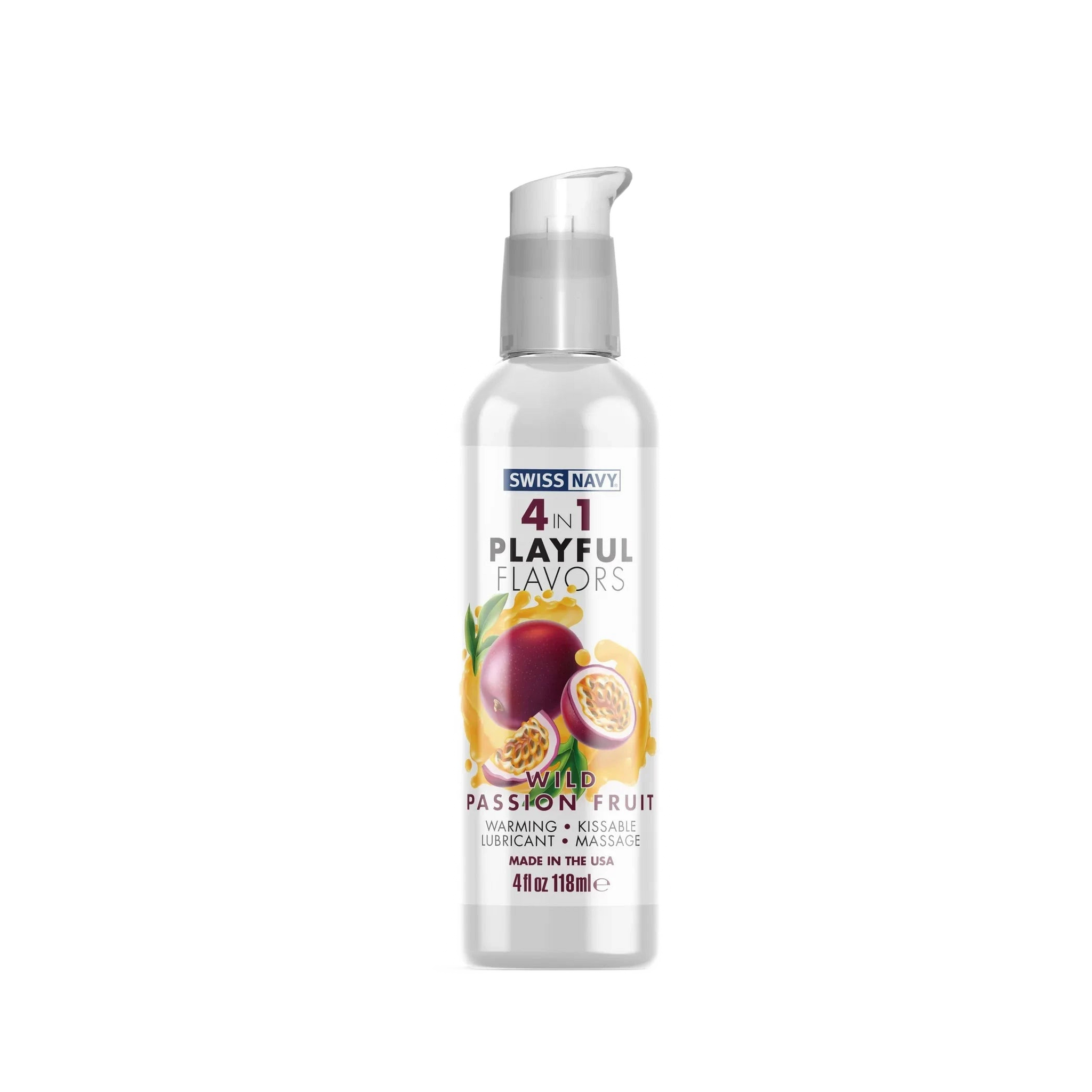 SWISS NAVY 4 IN 1 PLAYFUL FLAVORS WILD PASSION FRUIT 4OZ MD Science