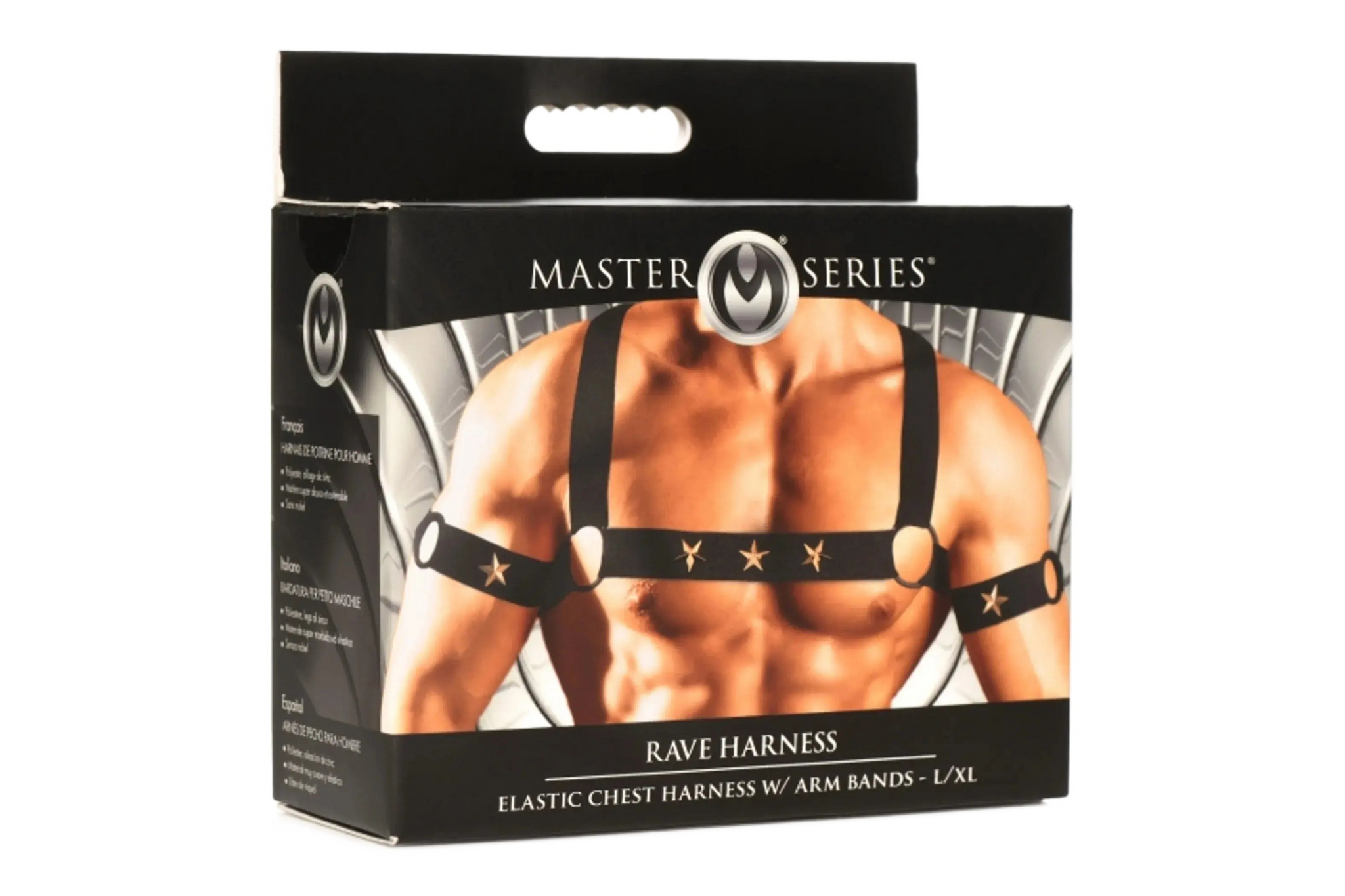 MASTER SERIES ELASTIC CHEST HARNESS W/ ARM BANDS L/XL XR Brands