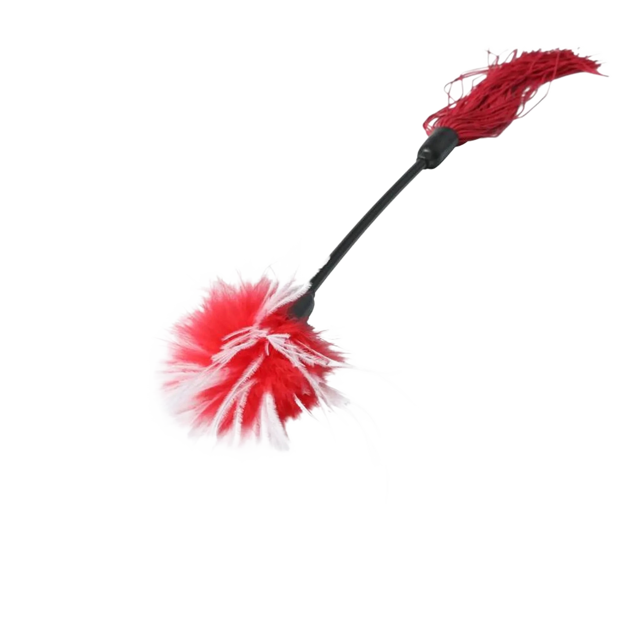 SEX & MISCHIEF WHIPPER TICKLER RED & WHITE Sport Sheets